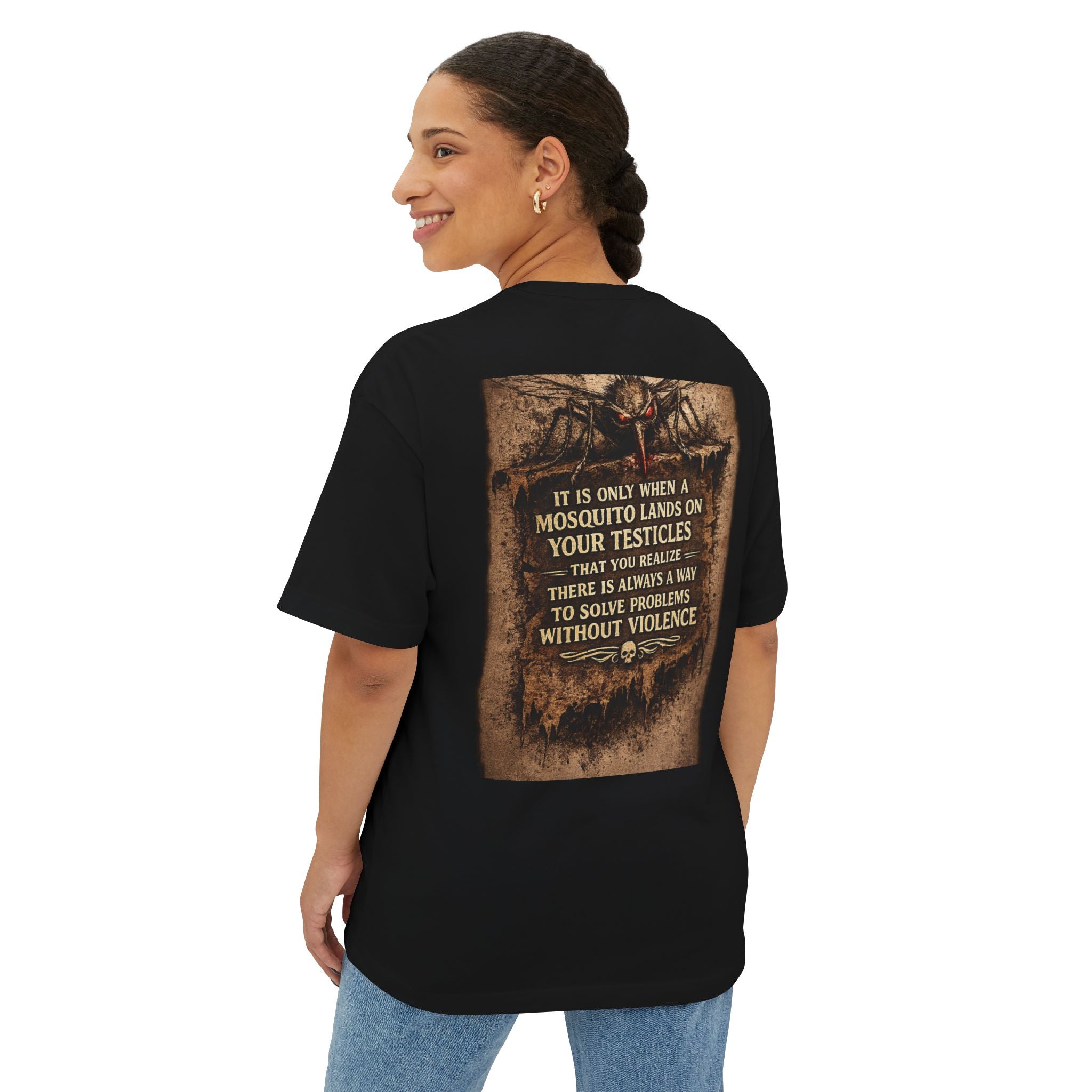 T‑Shirt — 'Relentless' Mosquito Quote Graphic Tee