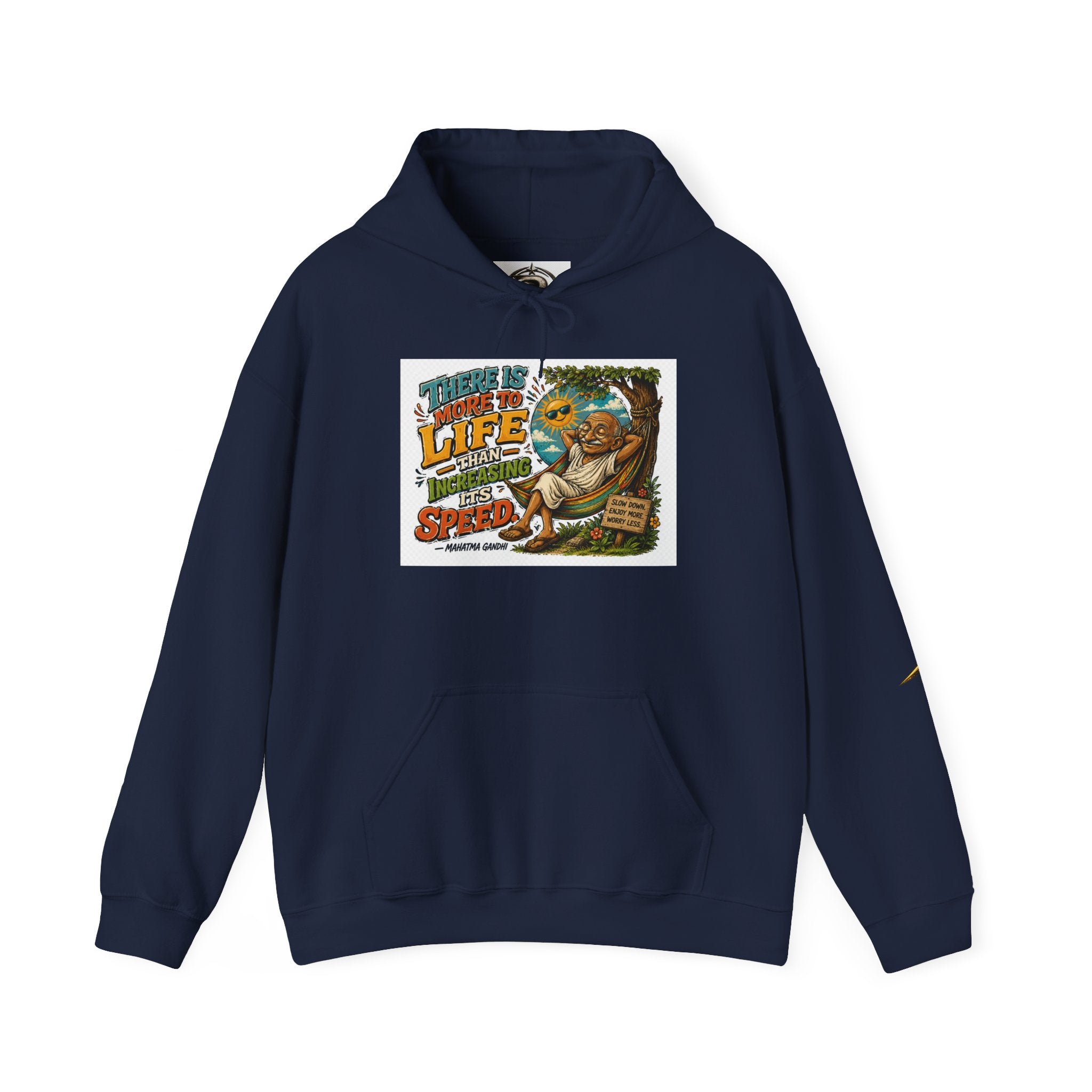 Sloth Life Hoodie — "There Is More to Life Than Speed" Relaxed Pullover