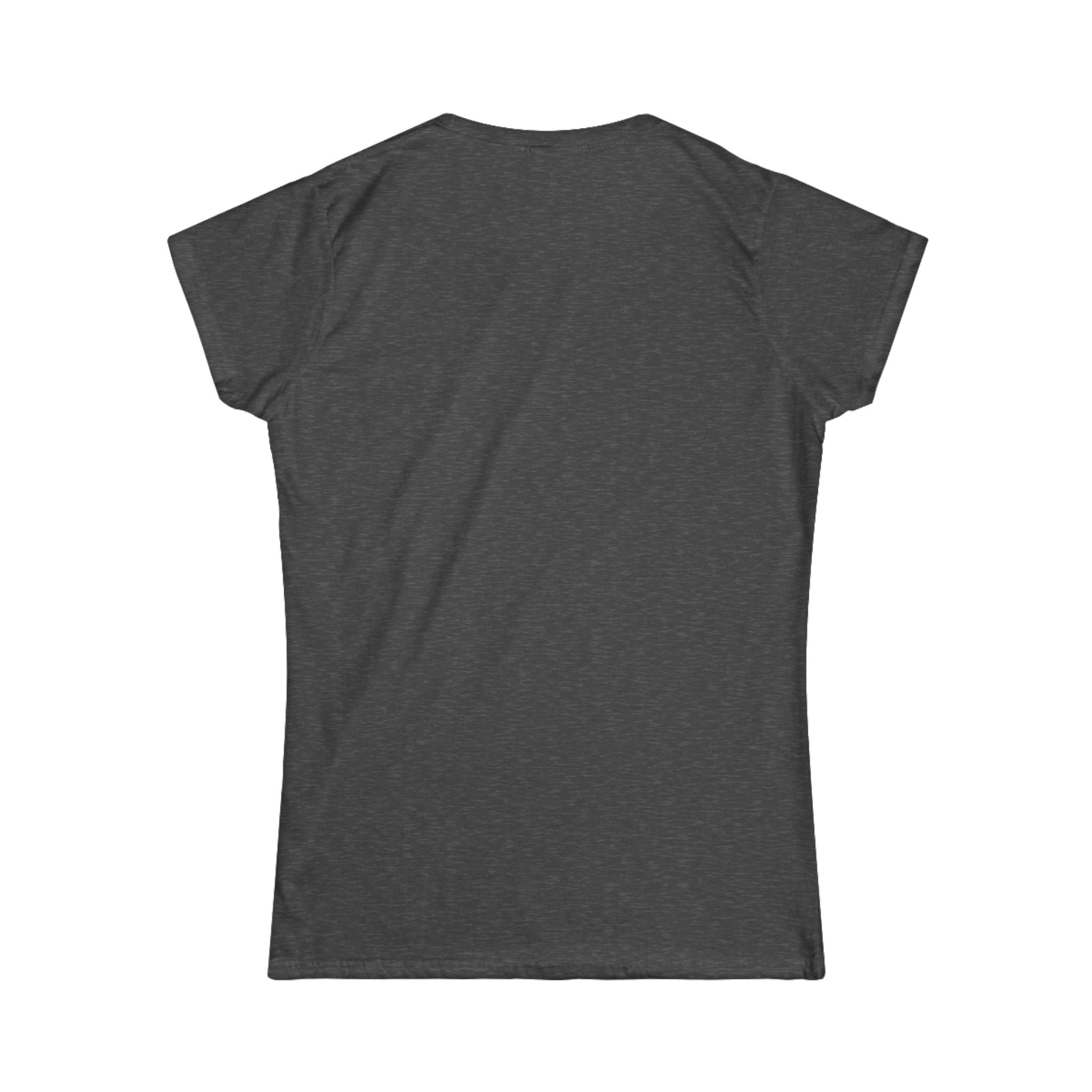 Women's Softstyle Tee — 'Eyes Up Here' Minimal Graphic Shirt