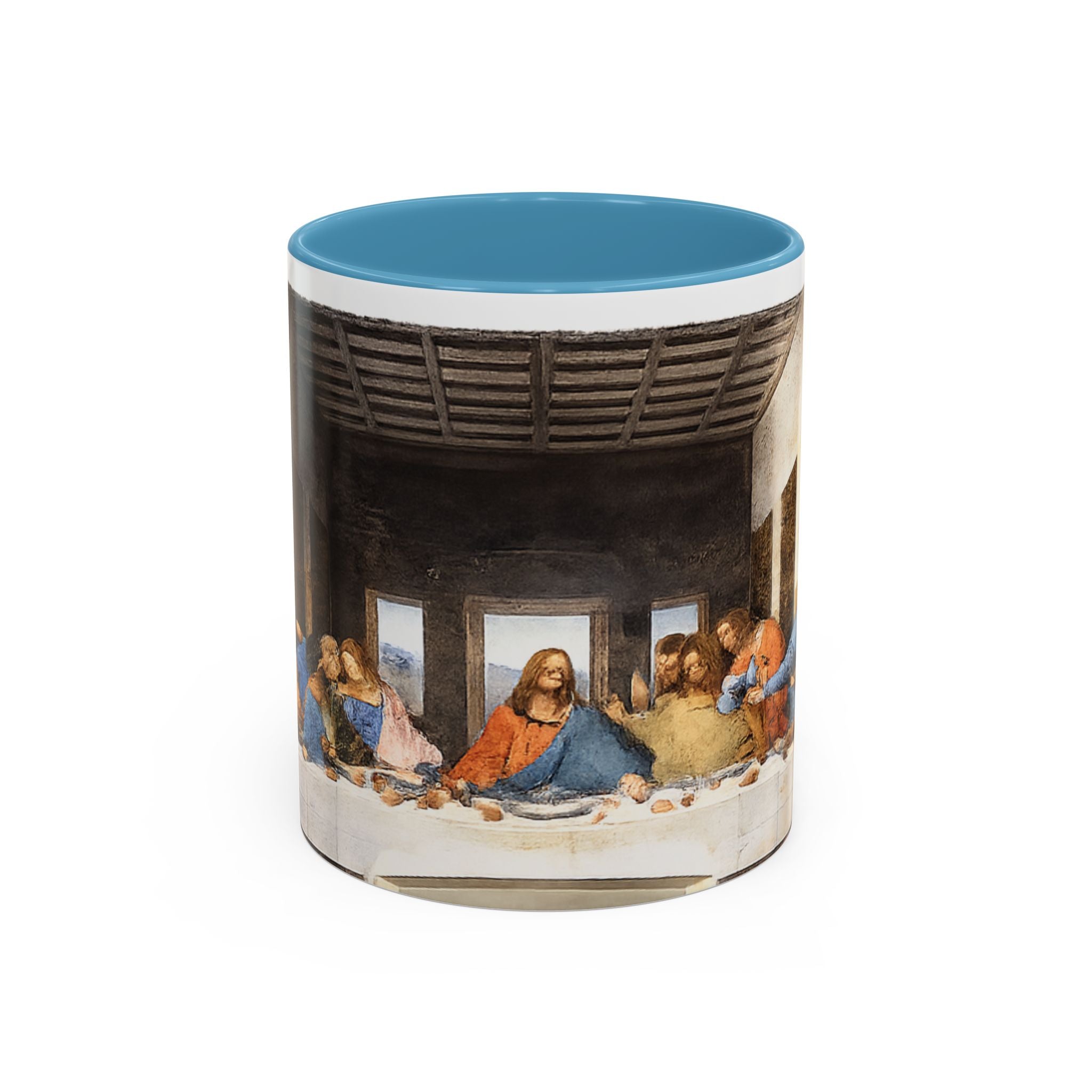 Last Supper Accent Coffee Mug — Religious Art Ceramic Coffee Cup (11/15oz)