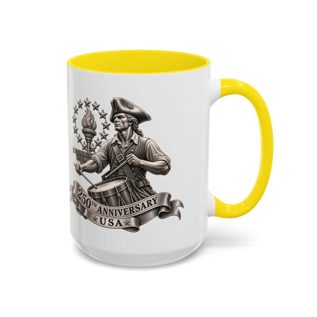 250th Anniversary USA Drum-Major Accent Coffee Mug