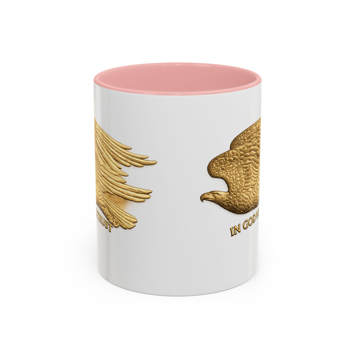 Gold Eagle "In God We Trust" Accent Coffee Mug
