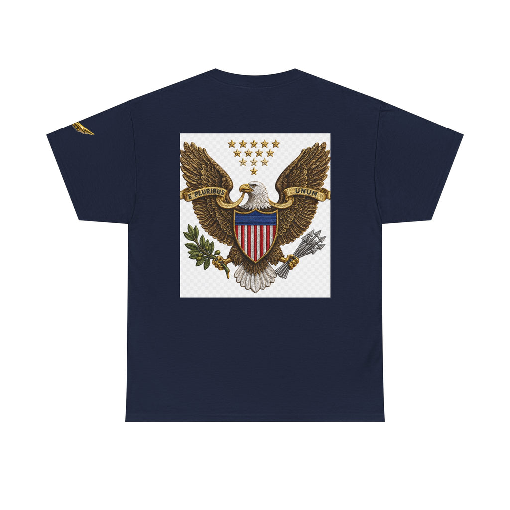 T-Shirt — Vintage American Eagle Graphic Tee with Shield & Stars