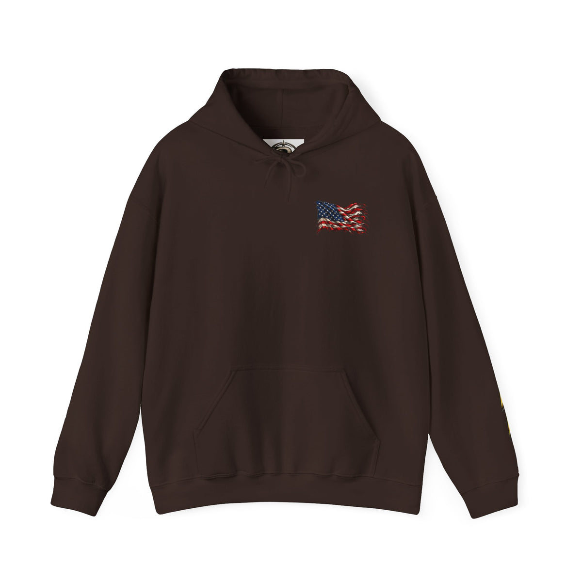 Copy of Dragon Graphic Hoodie — Monochrome Oriental Dragon Back Print, Sleeve Emblem