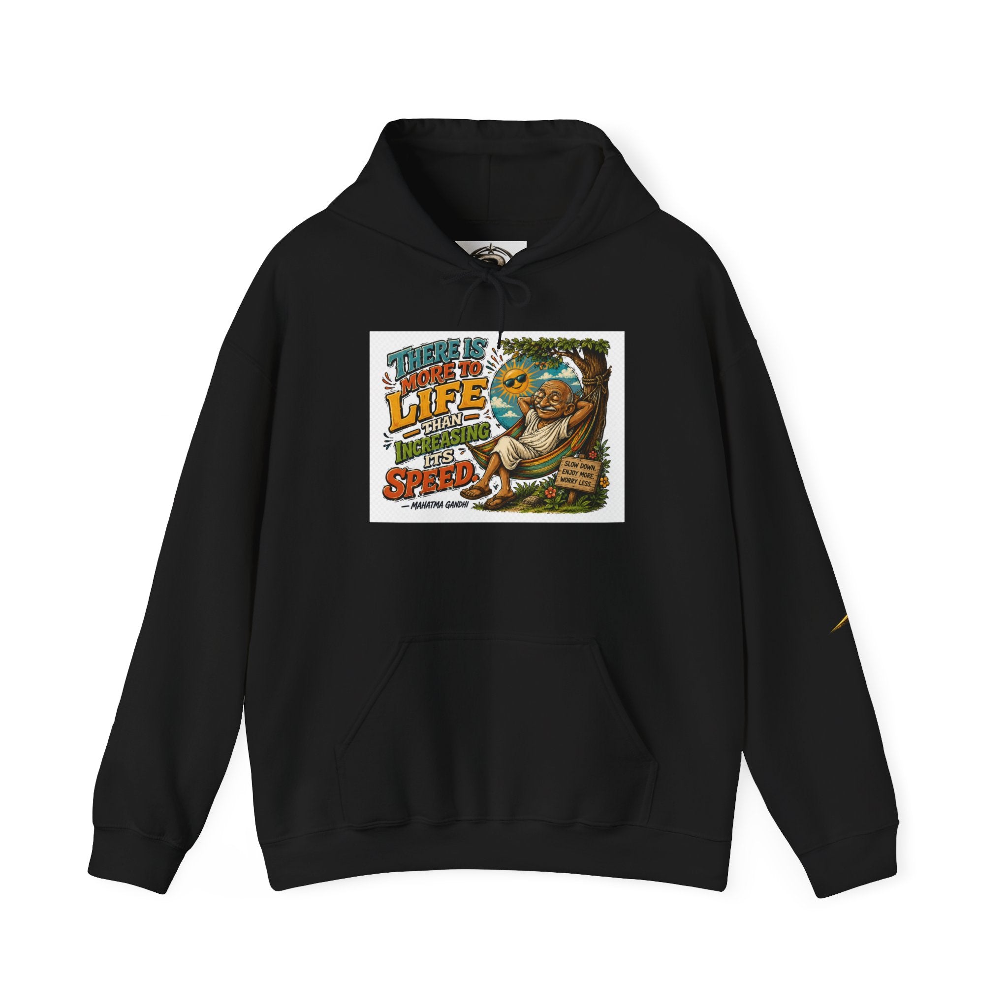 Sloth Life Hoodie — "There Is More to Life Than Speed" Relaxed Pullover