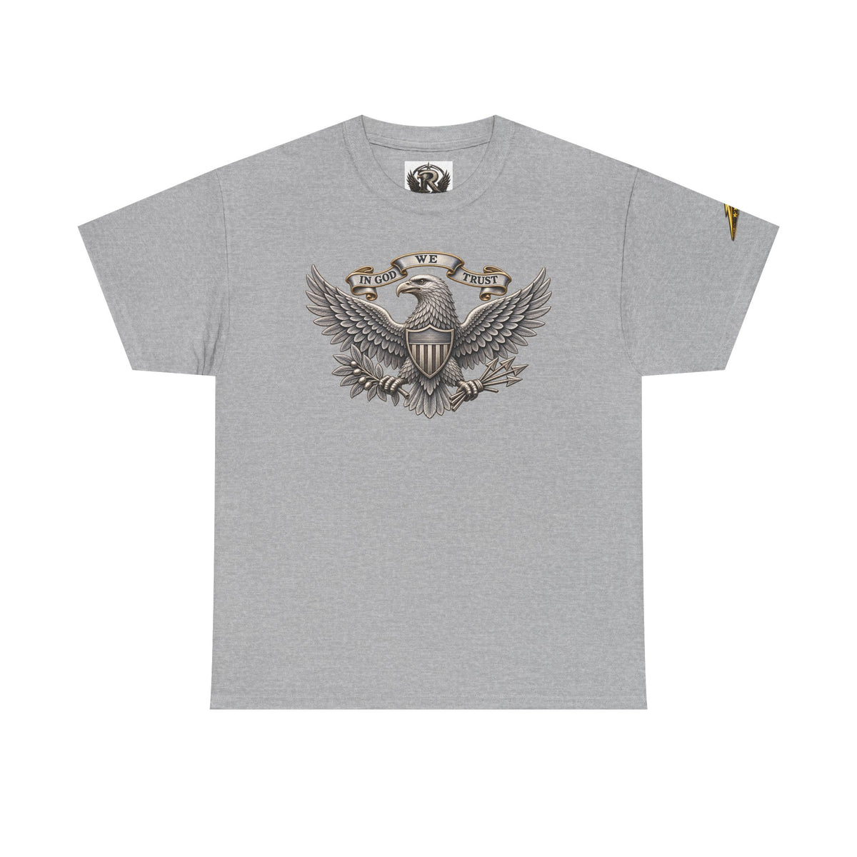 Patriotic Eagle Graphic Tee – American Shield Front & Back T‑Shirt