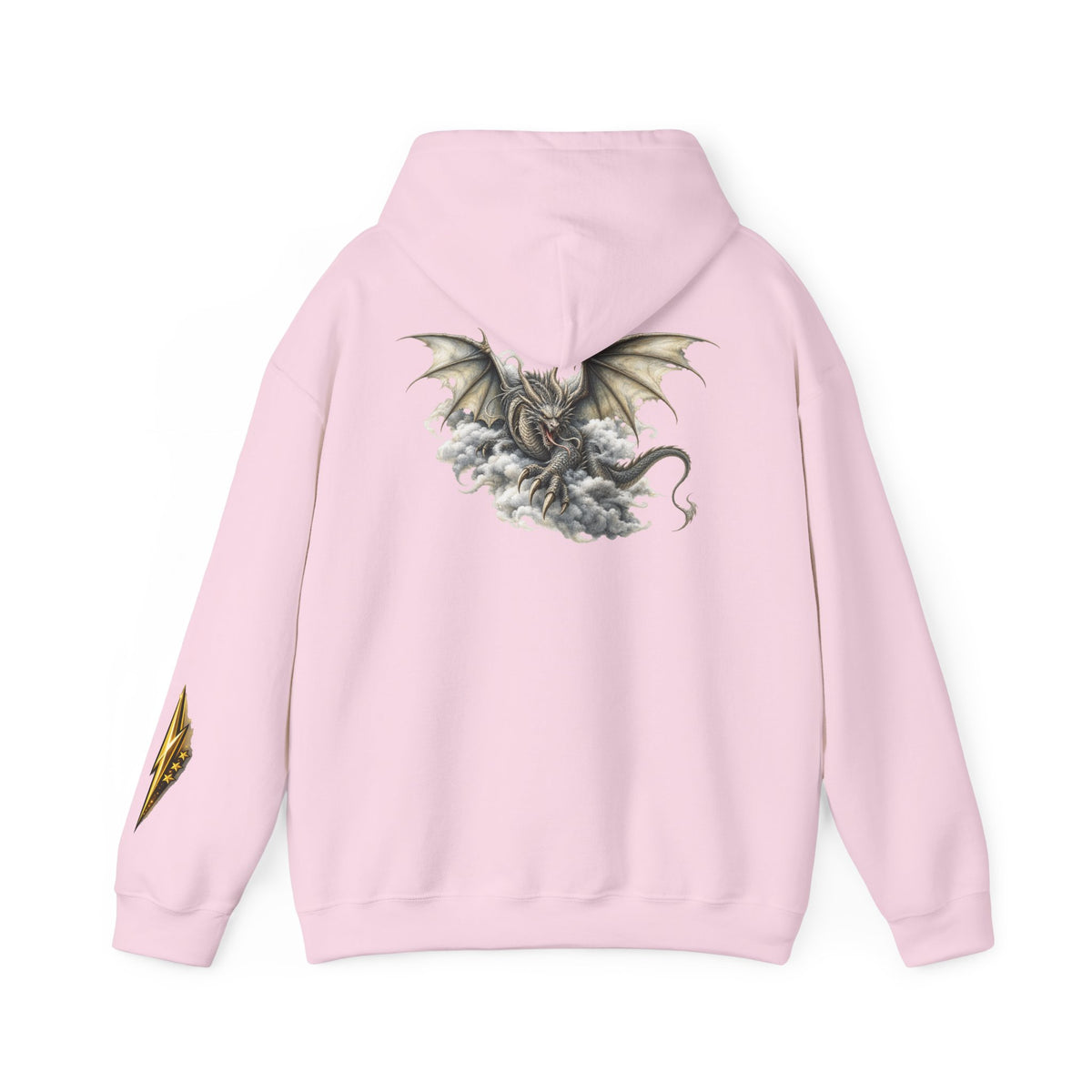 Dragon Cloud Hoodie — Fantasy Dragon Back Graphic Sweatshirt