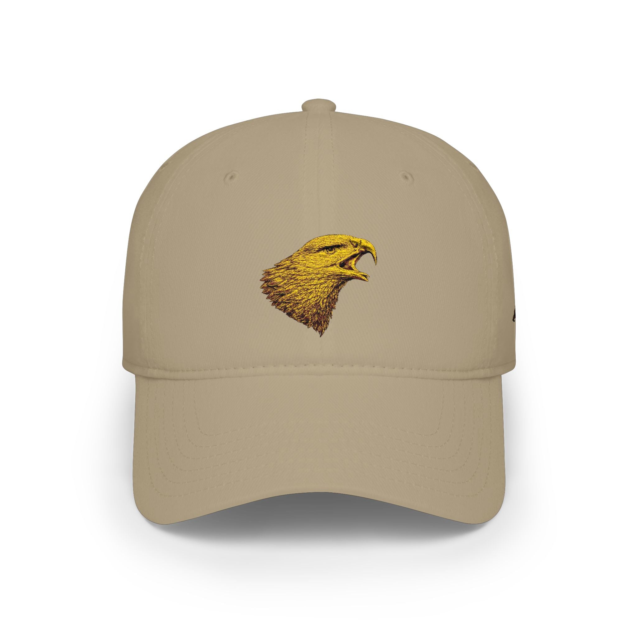 Embroidered Golden Eagle Low-Profile Baseball Cap