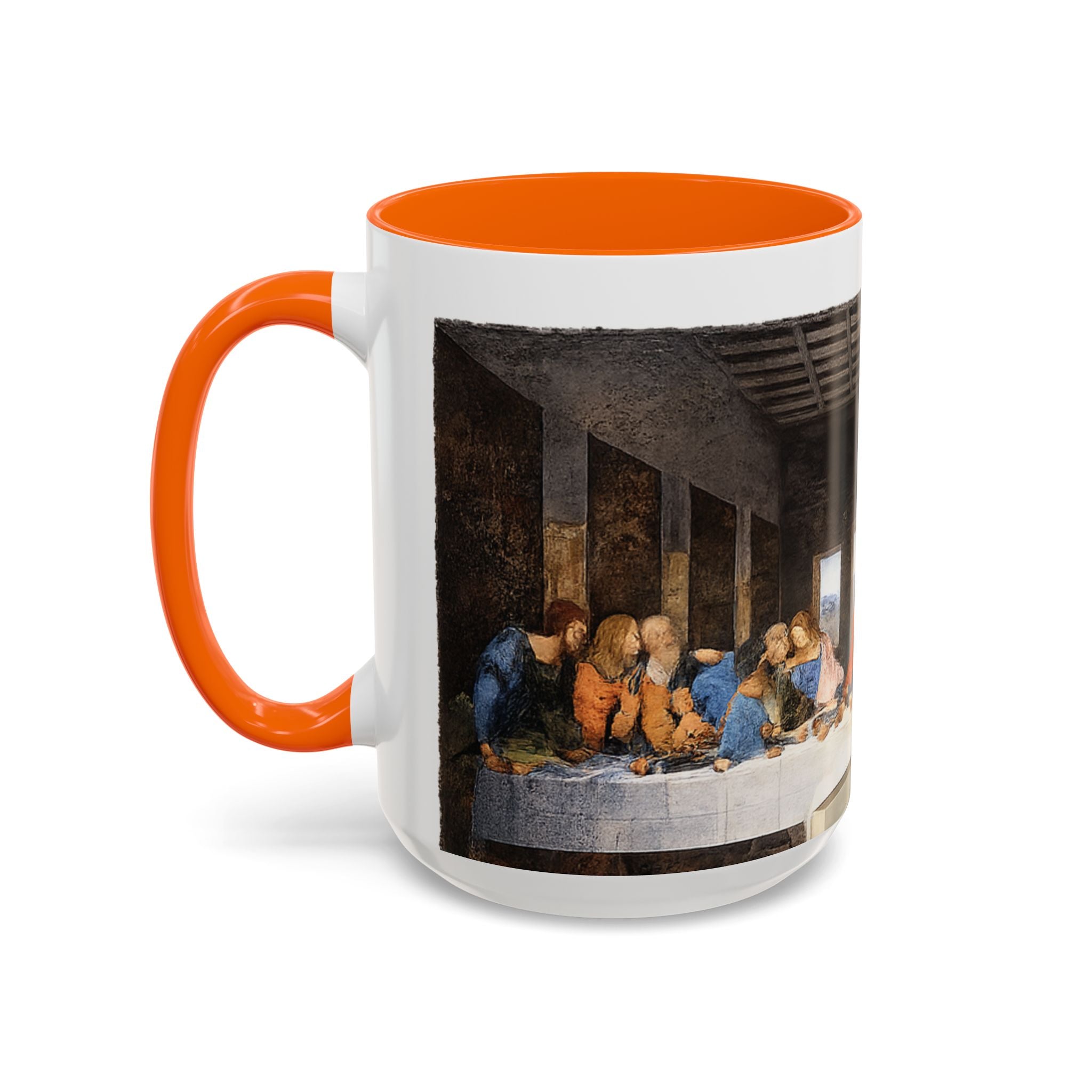 Last Supper Accent Coffee Mug — Religious Art Ceramic Coffee Cup (11/15oz)