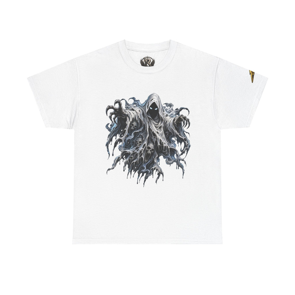 Ghostly Reaper Graphic Tee — Dark Grunge Horror T‑Shirt