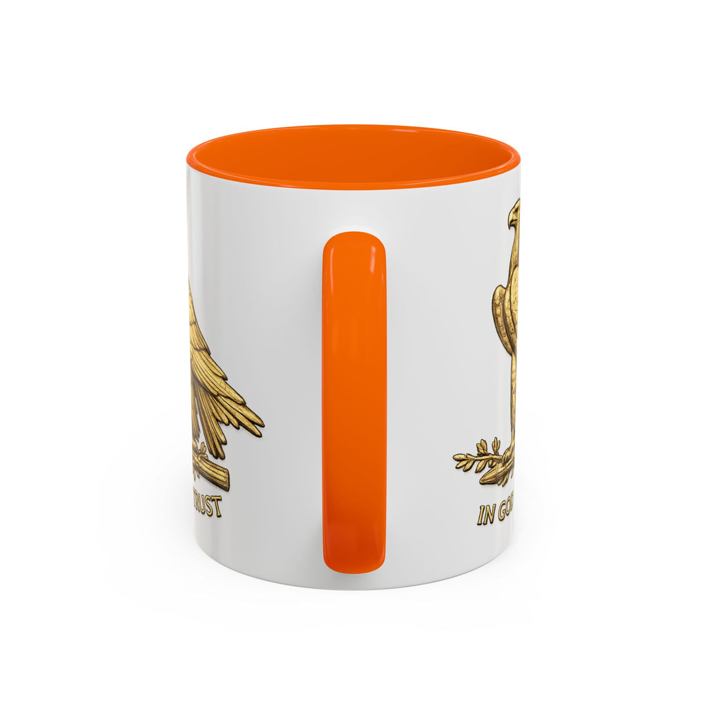 Gold Eagle "In God We Trust" Accent Coffee Mug