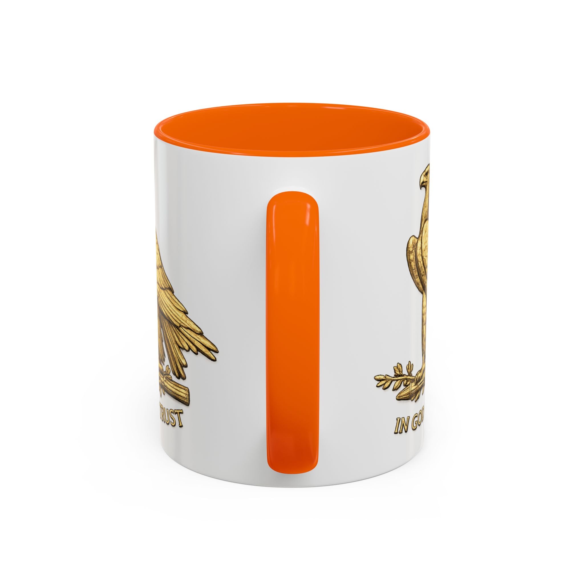 Gold Eagle "In God We Trust" Accent Coffee Mug