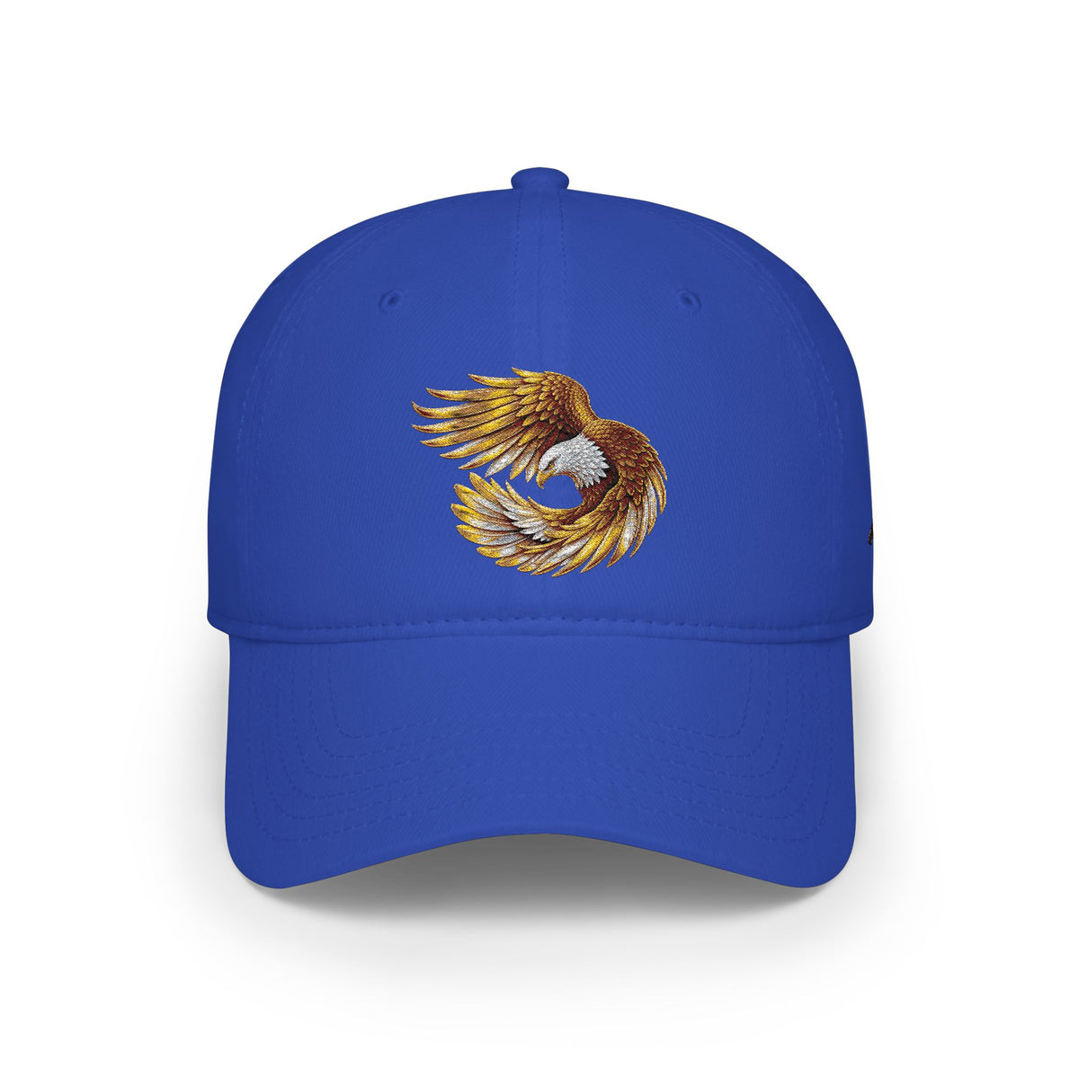 Embroidered Golden Eagle Baseball Cap — Low Profile Cap