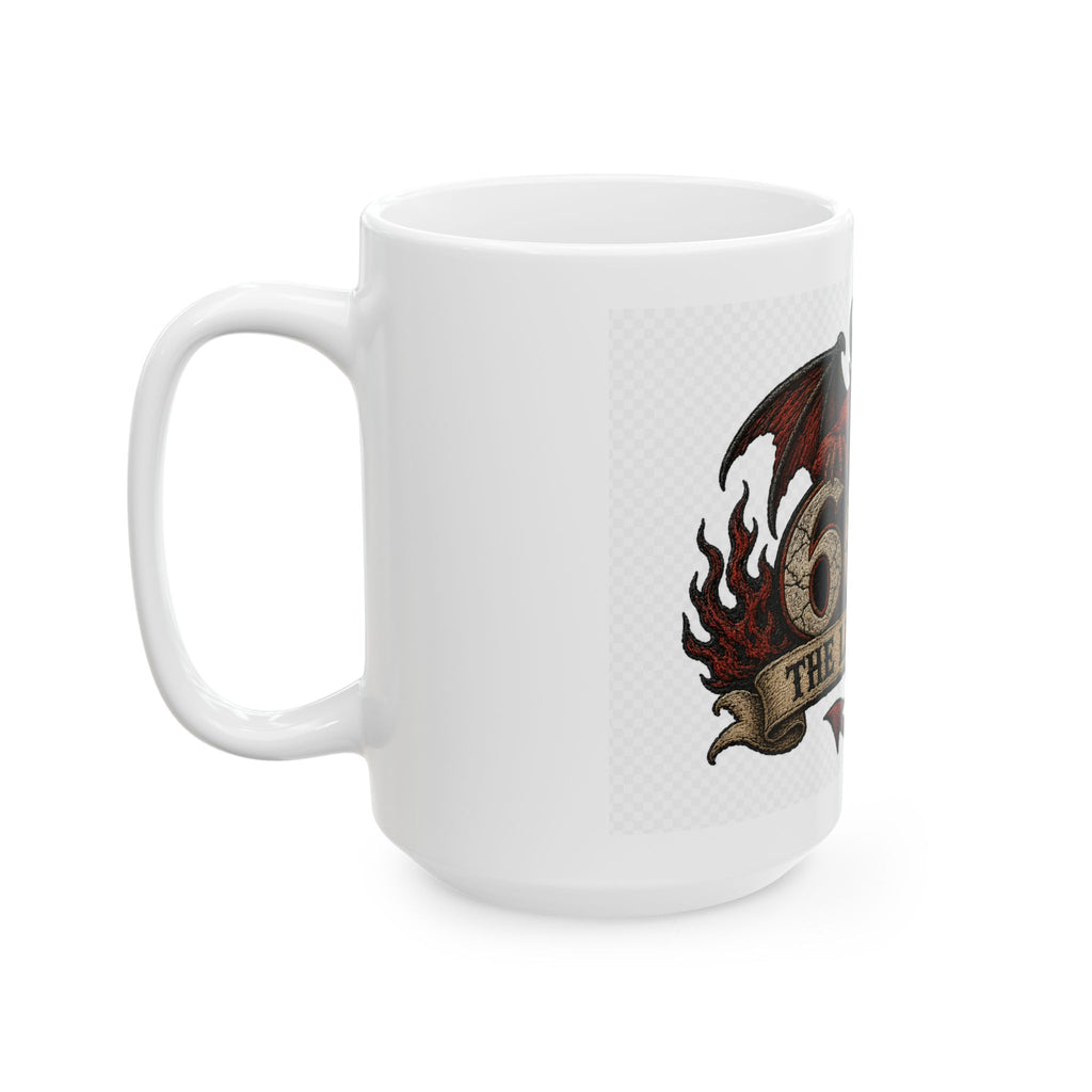 665 'The Lesser Evil' Devil Ceramic Mug — 11oz & 15oz Coffee Cup