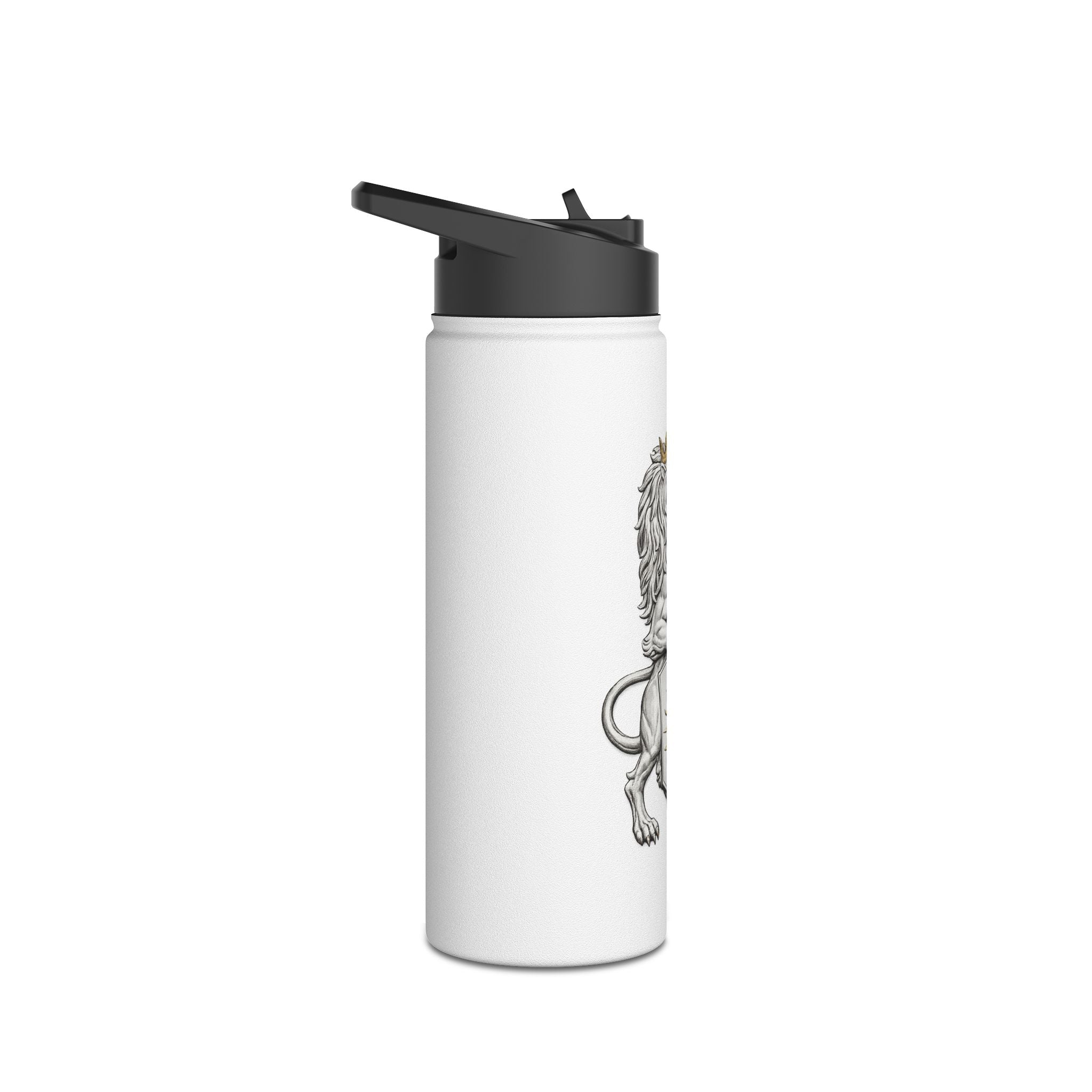 Regal Lion Crest Stainless Steel Water Bottle