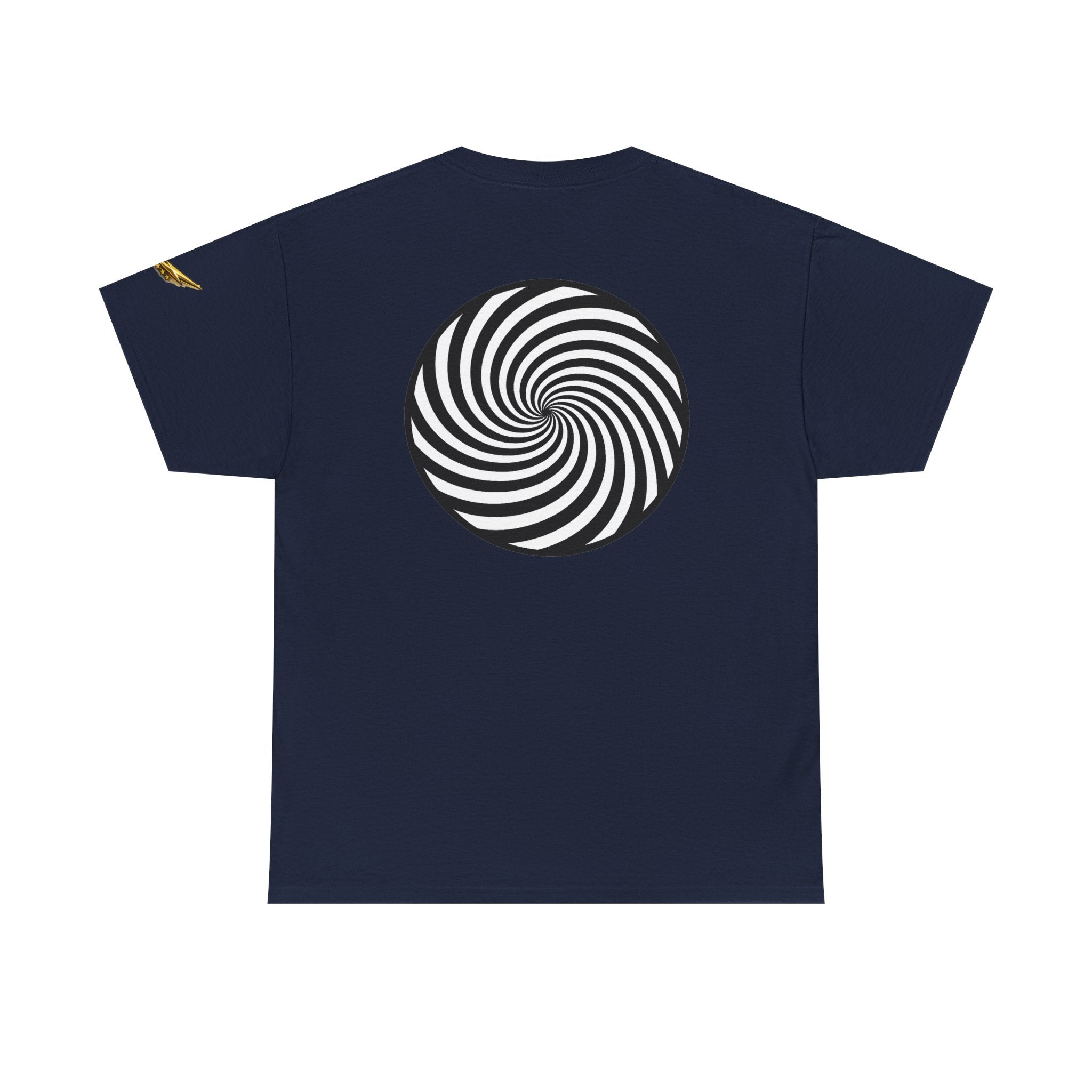 Hypnotic Spiral Tee — Optical Illusion Graphic T-Shirt