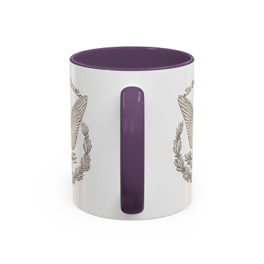 Eagle Emblem Coffee Mug — "In God We Trust" Accent Ceramic Mug (11/15oz)