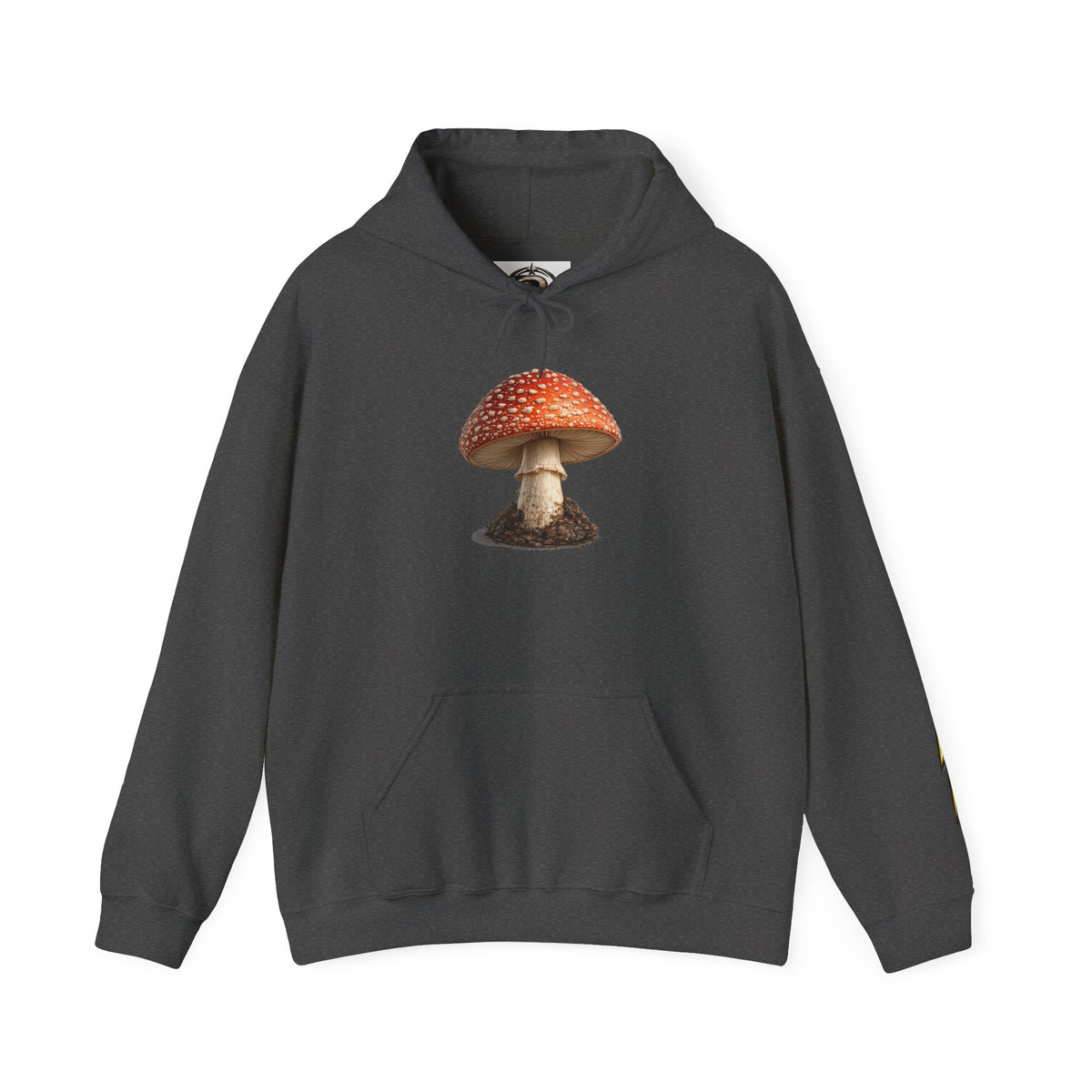 Mushroom Hoodie — Vintage Fly Agaric Fungi Graphic Pullover