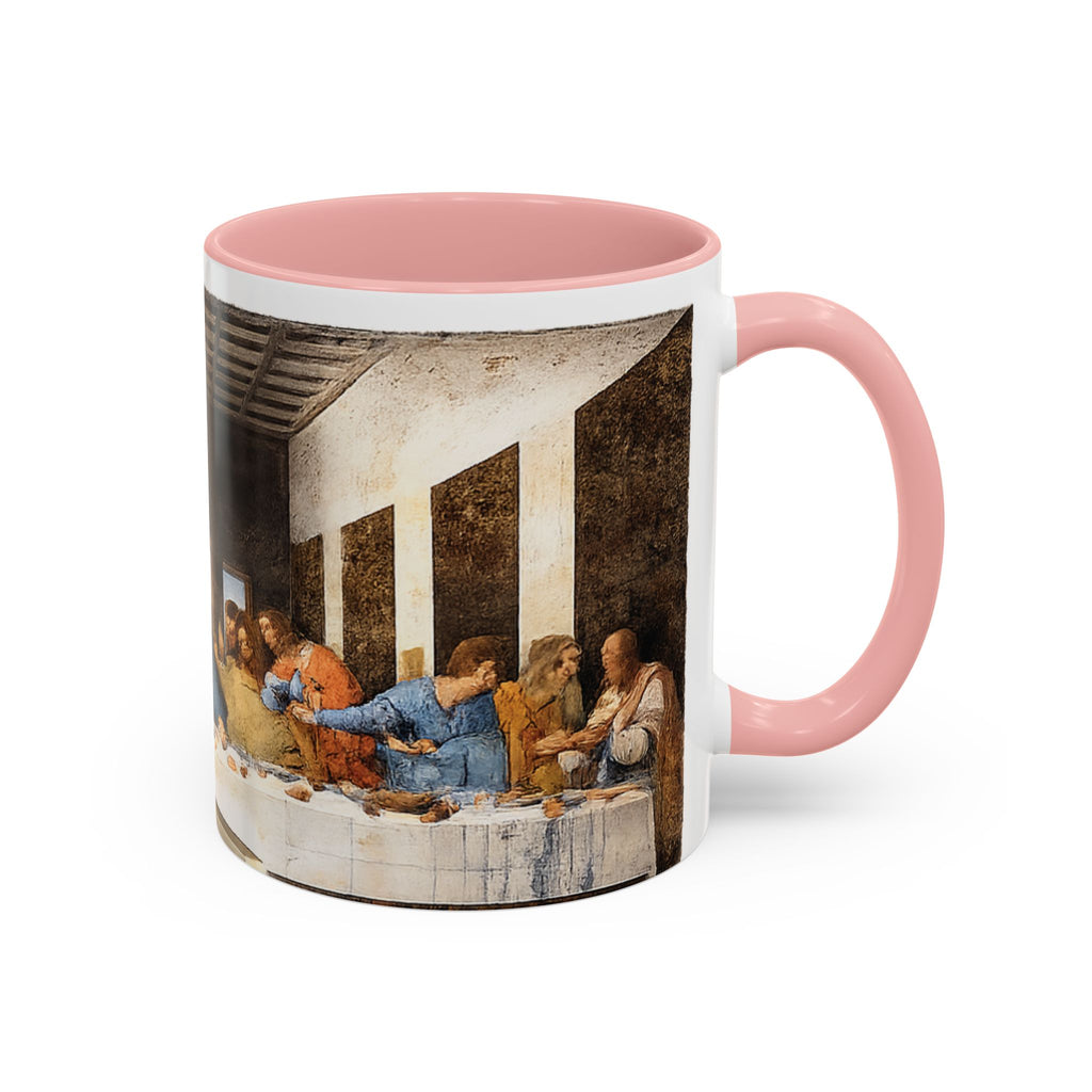 Last Supper Accent Coffee Mug — Religious Art Ceramic Coffee Cup (11/15oz)