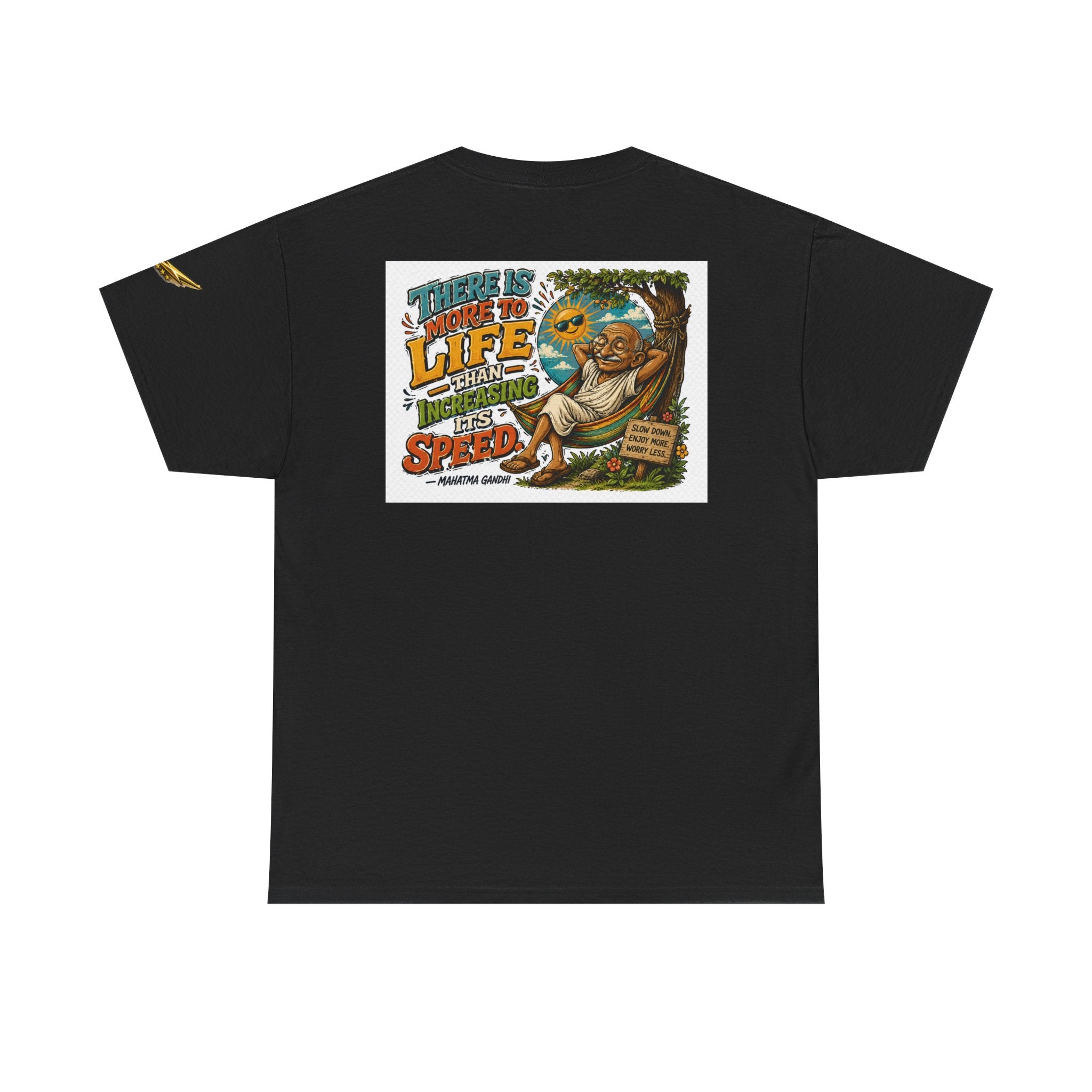 Relaxed Graphic Tee — "There Is More To Life Than Increasing Its Speed" Vintage Beach Shirt