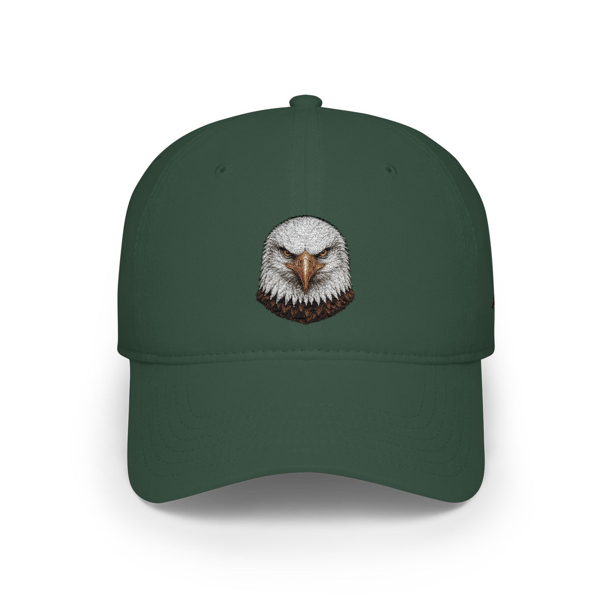 Eagle Head Embroidered Low-Profile Baseball Cap