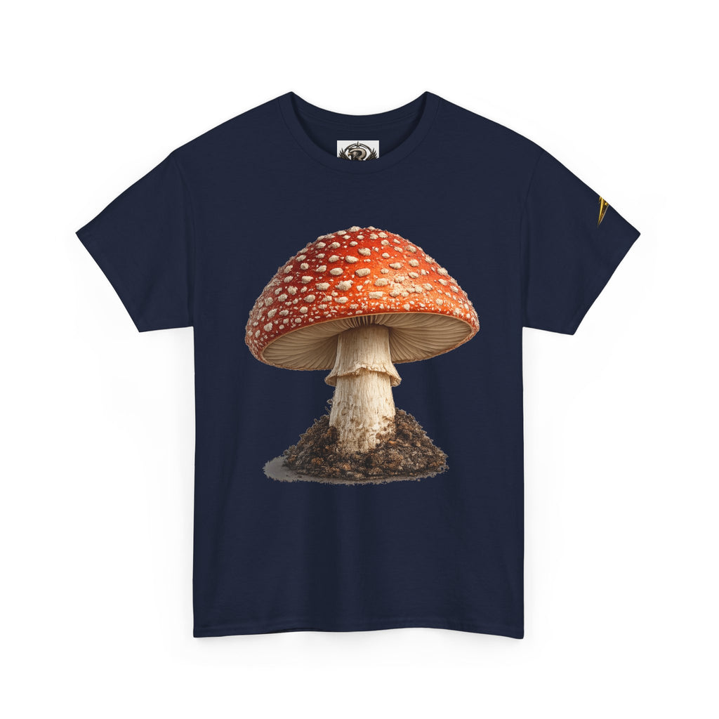 Fly Agaric Mushroom Graphic Tee — Botanical Nature T-Shirt