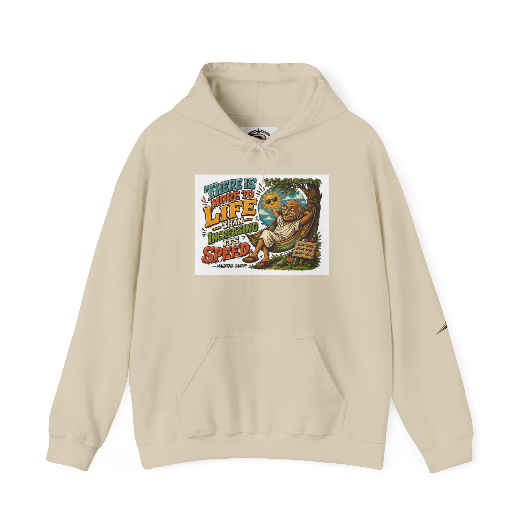 Sloth Life Hoodie — "There Is More to Life Than Speed" Relaxed Pullover