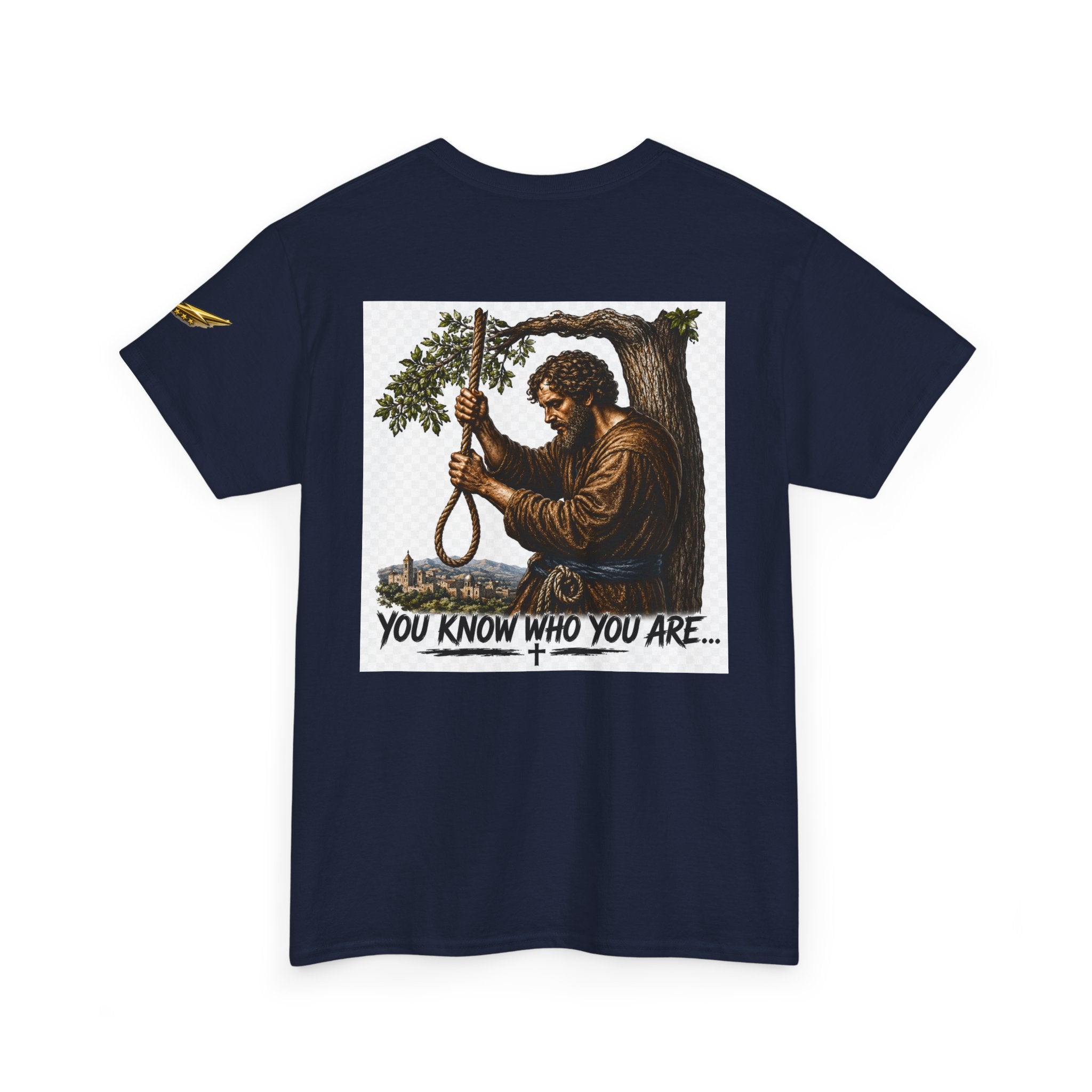 T‑Shirt — 'You Know Who You Are' Vintage Hangman Judas Graphic Tee