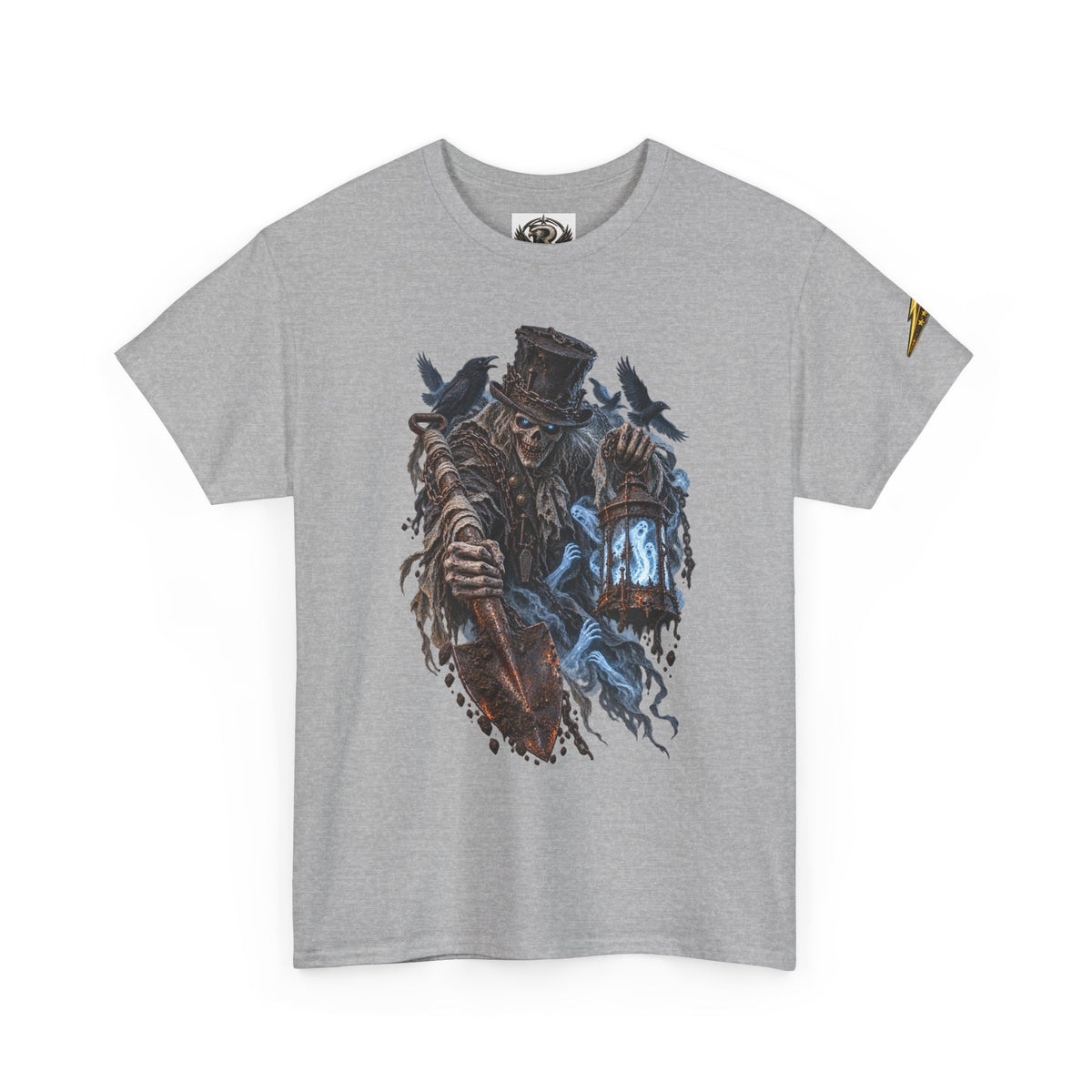 Gothic Reaper Tee — Dark Victorian Grim Reaper Graphic T-Shirt