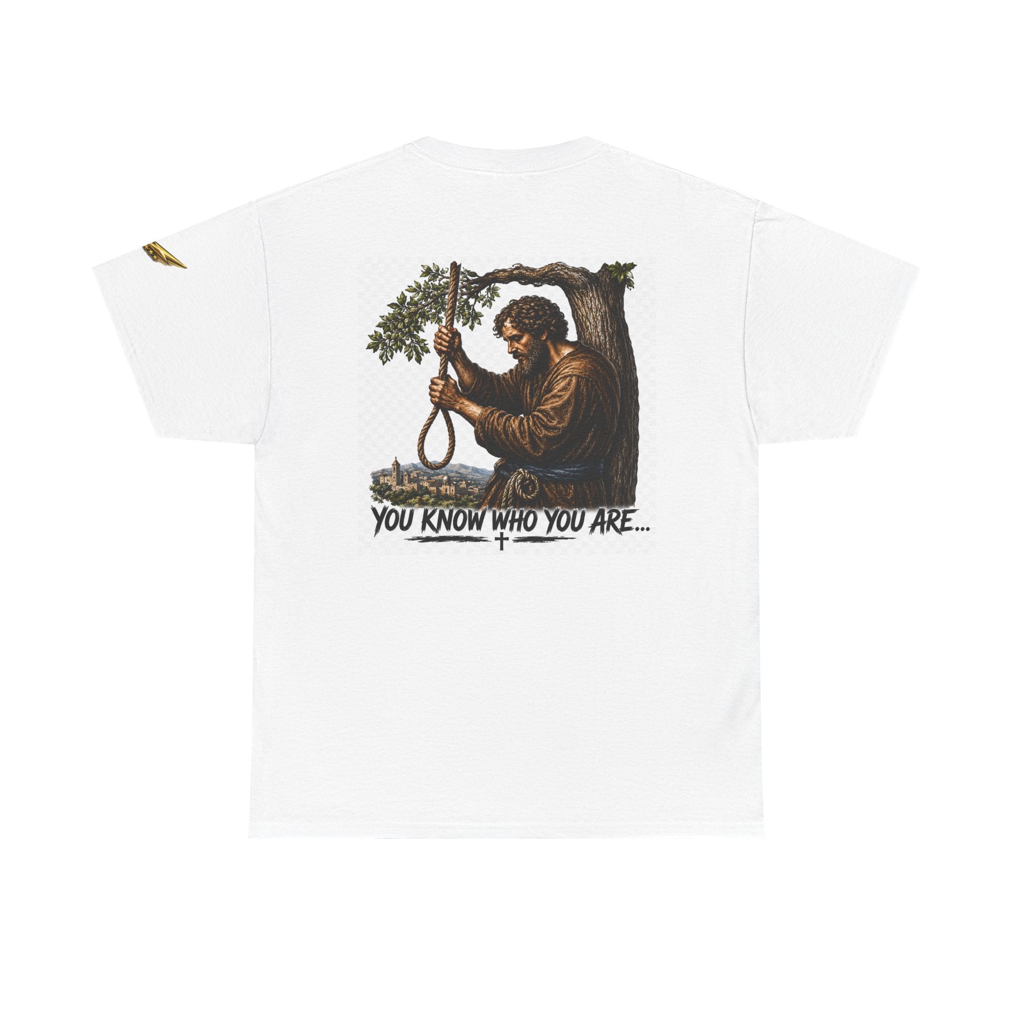 T‑Shirt — 'You Know Who You Are' Vintage Hangman Judas Graphic Tee