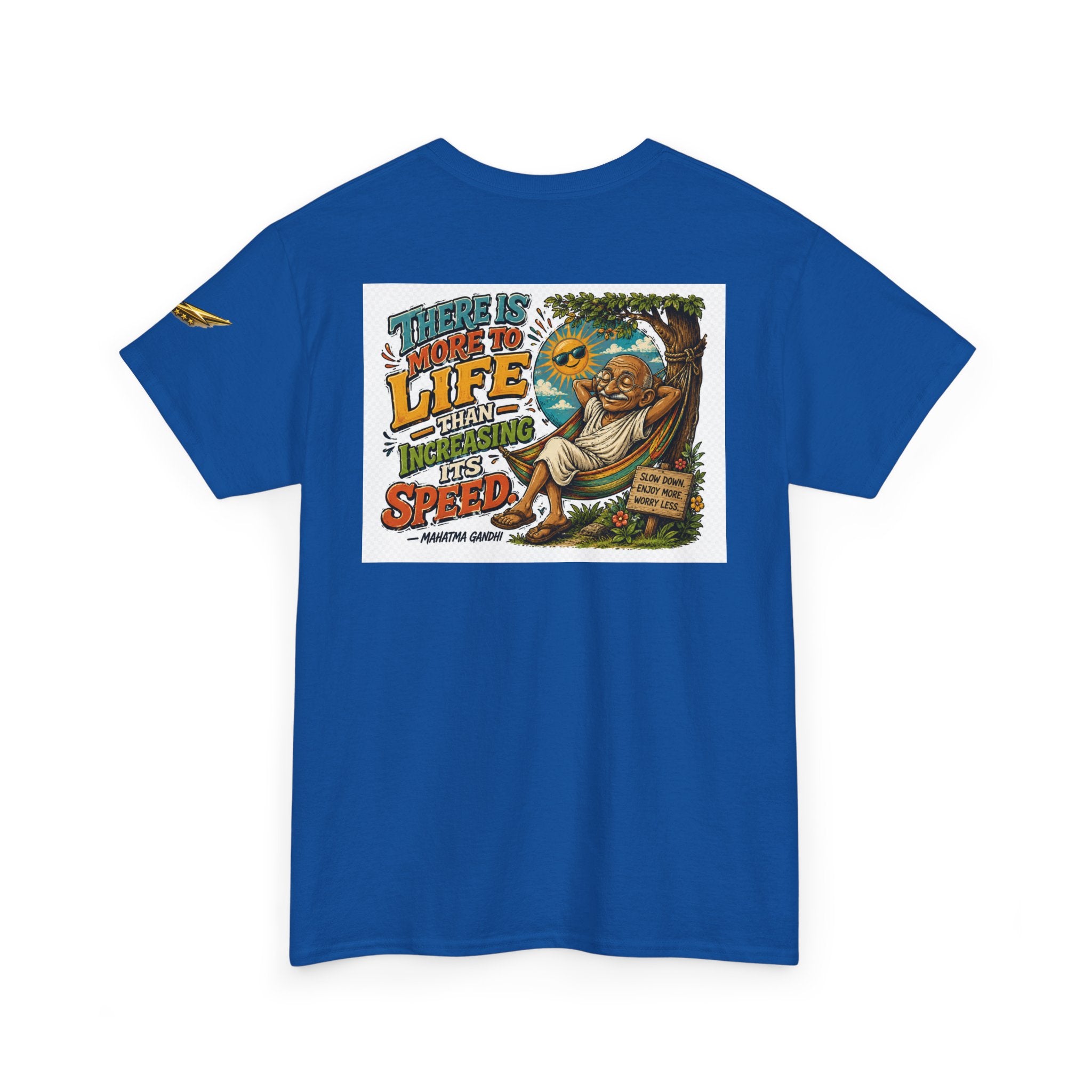 Relaxed Graphic Tee — "There Is More To Life Than Increasing Its Speed" Vintage Beach Shirt