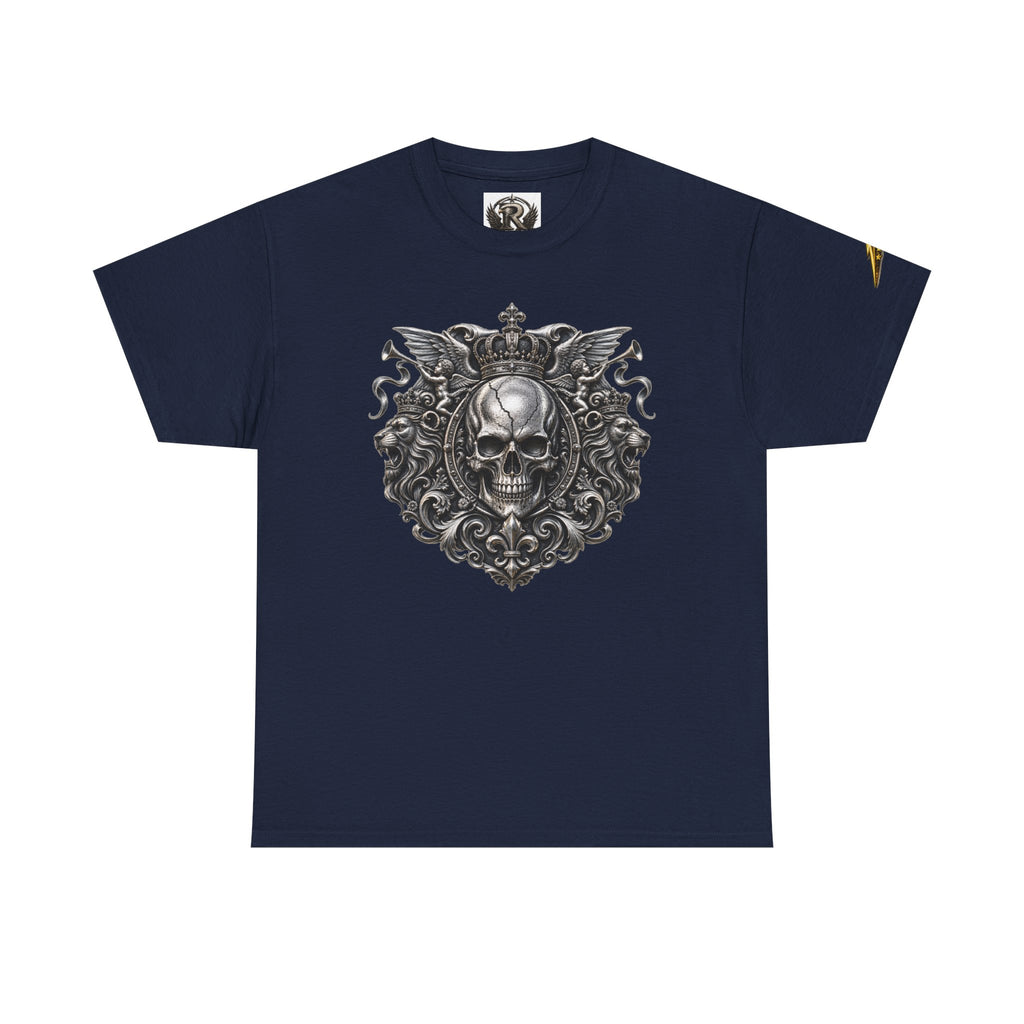 Skull Crest Tee – Gothic Crowned Skull Graphic T-Shirt