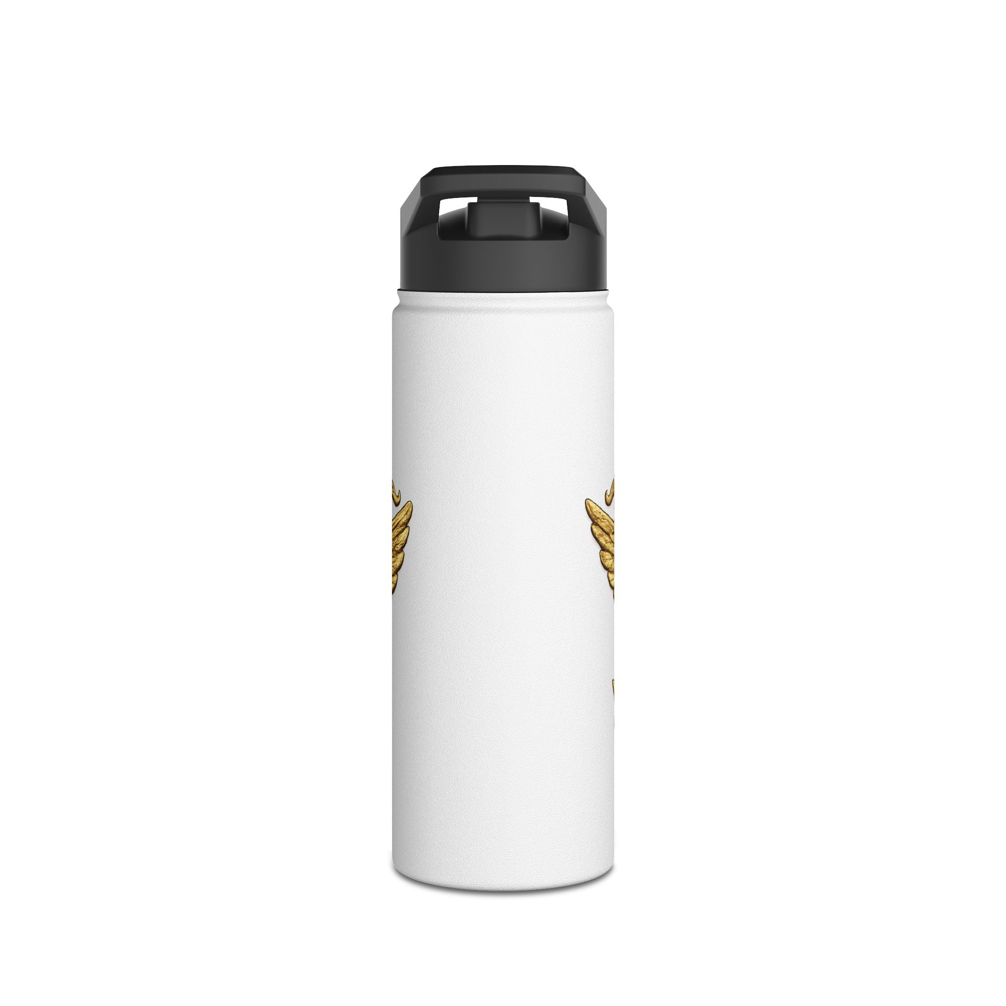 Patriotic Eagle Stainless Steel Water Bottle — "In God We Trust" Design