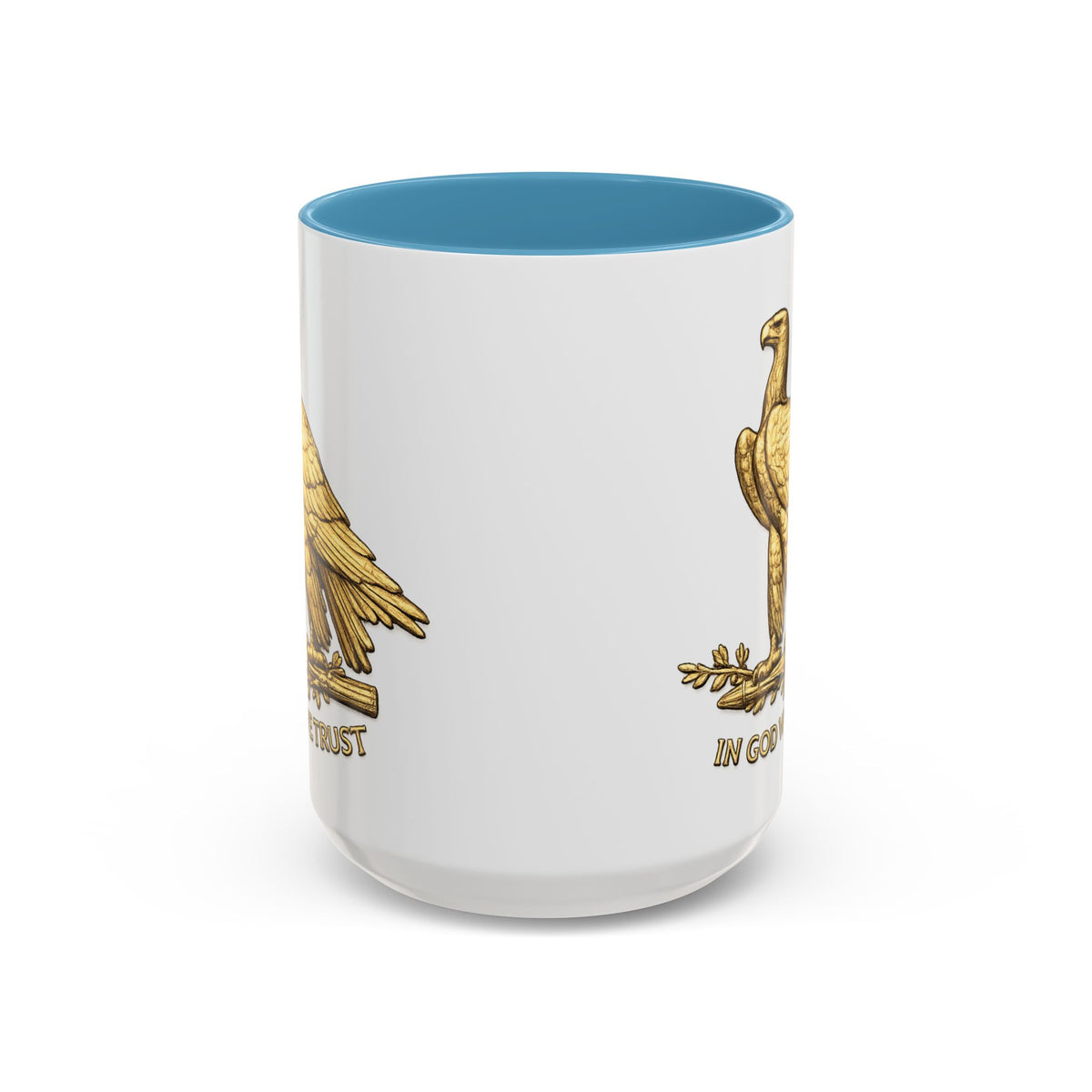 Gold Eagle "In God We Trust" Accent Coffee Mug
