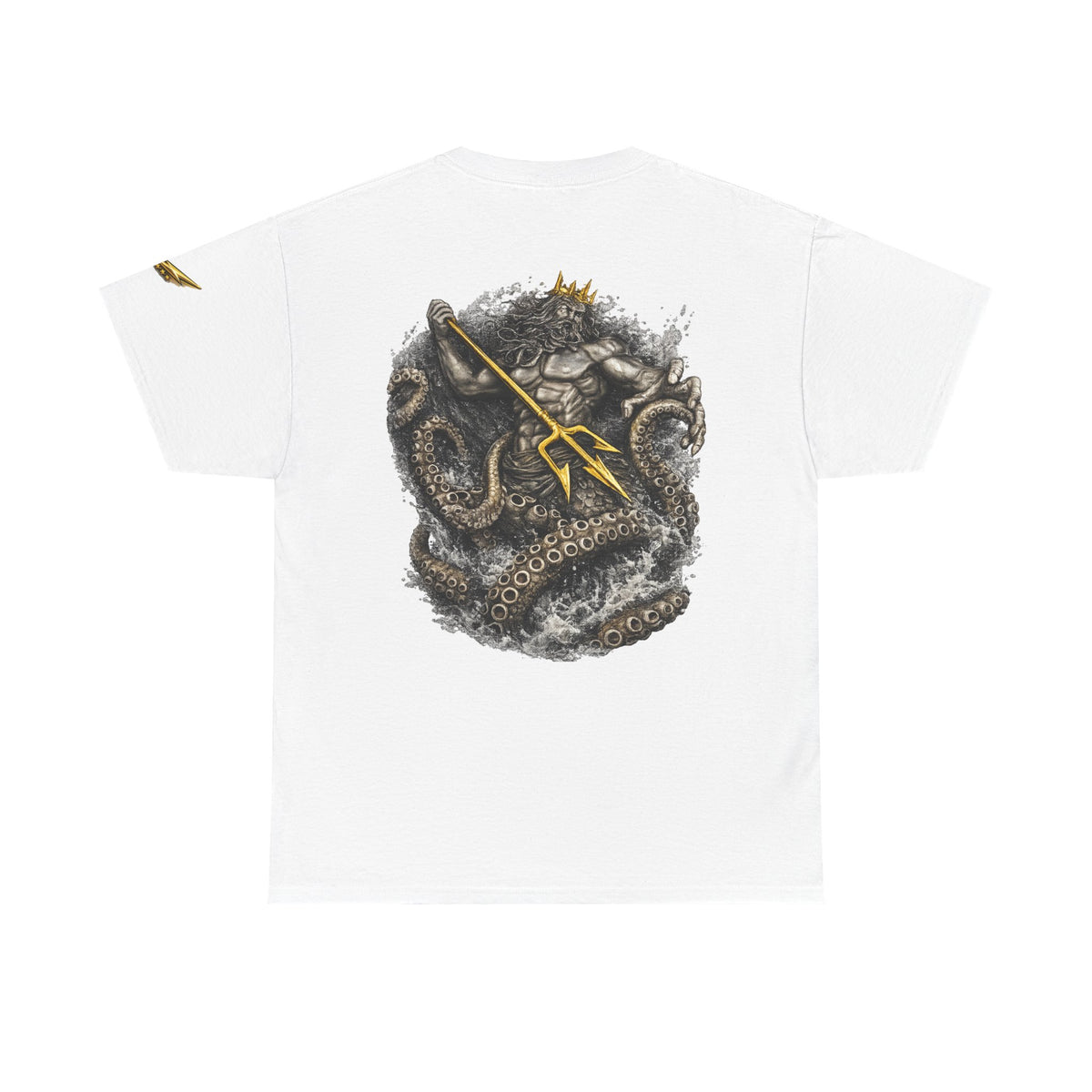 Octopus Trident Graphic Tee — Nautical Sea Monster T-Shirt