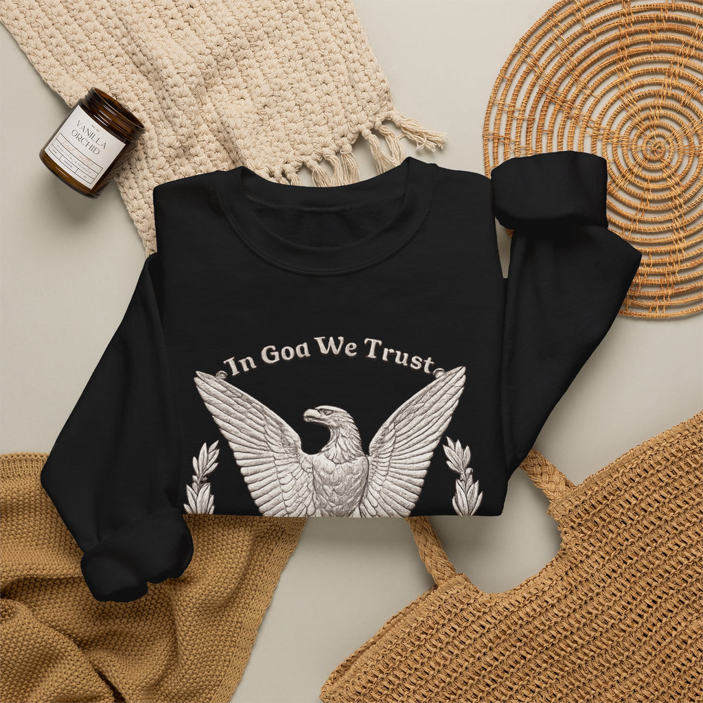 In God We Trust Eagle Crewneck Sweatshirt