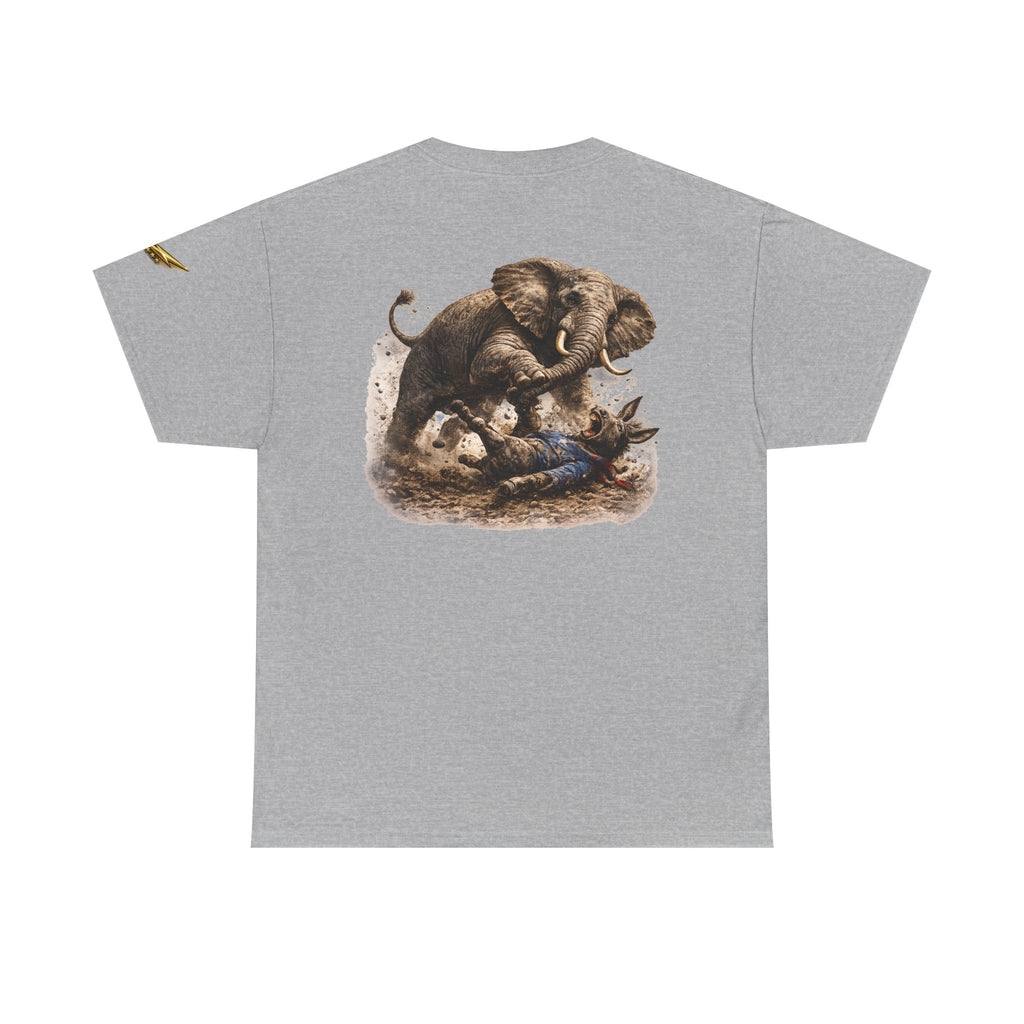 Elephant Playback Tee — Vintage Baby Elephant Illustration T-Shirt