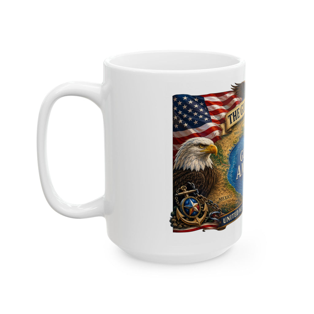 Gulf of America Ceramic Mug — Patriotic Map Design (11oz/15oz)