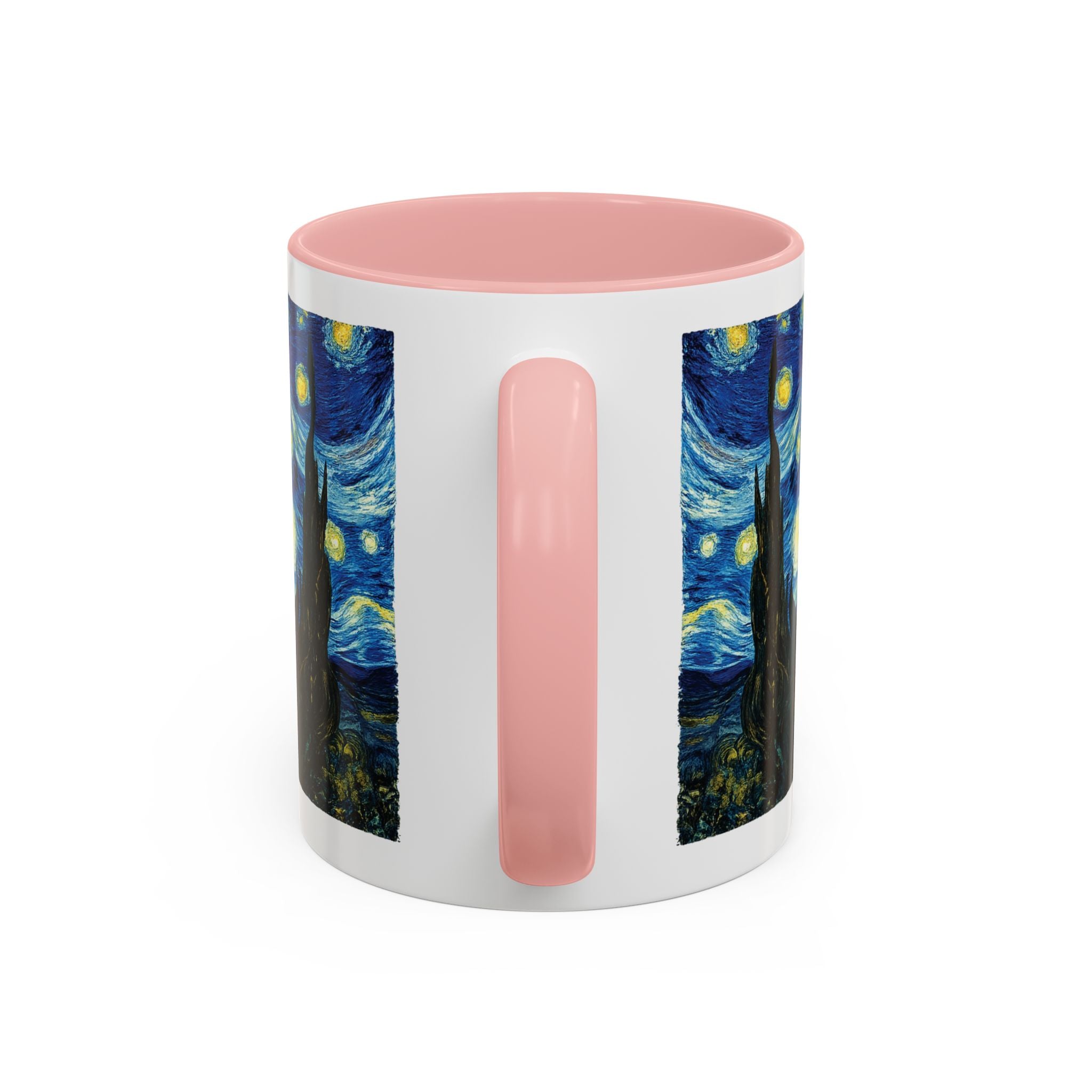 Starry Night Accent Coffee Mug — Van Gogh Style Night Sky Coffee Cup (11/15oz)