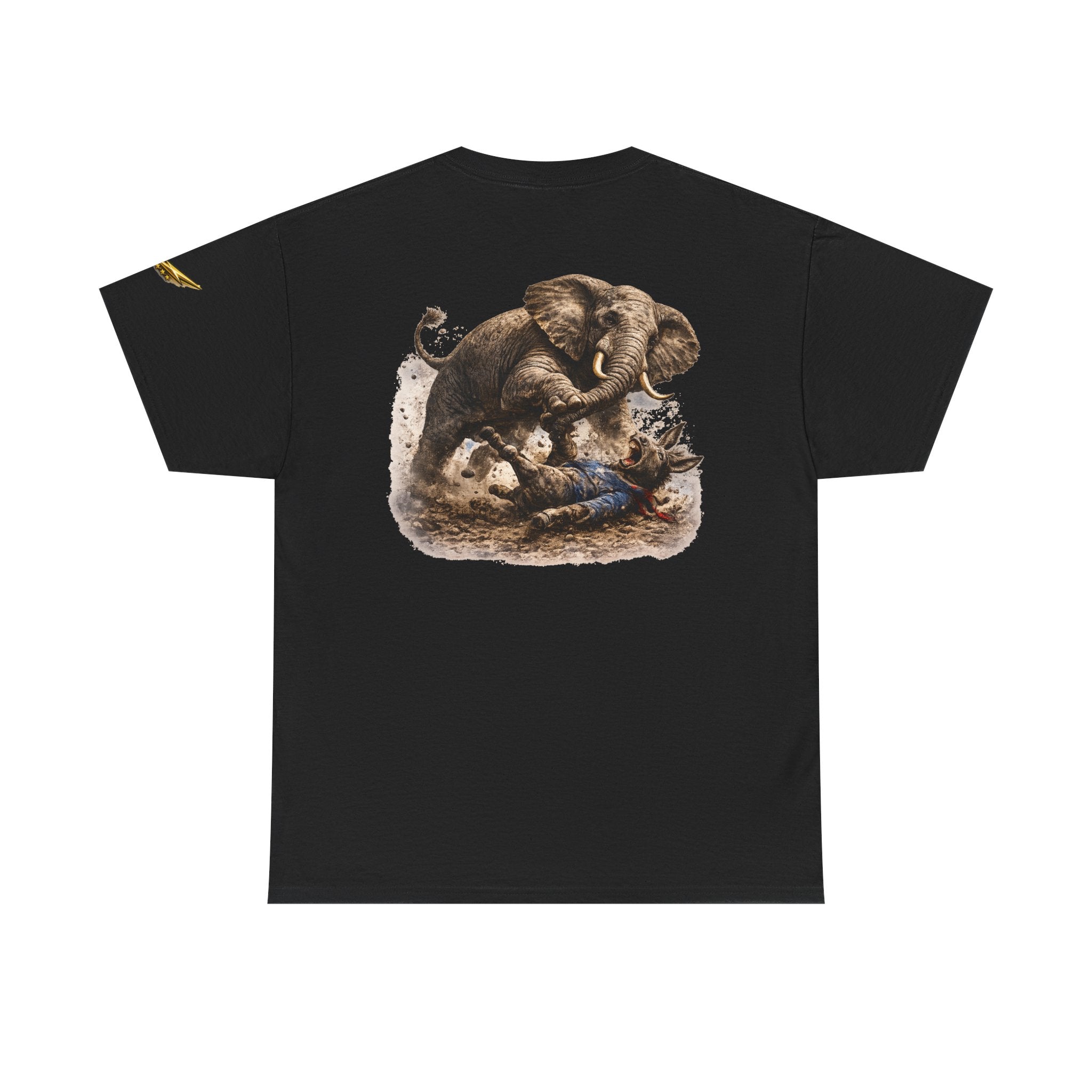 Elephant Playback Tee — Vintage Baby Elephant Illustration T-Shirt