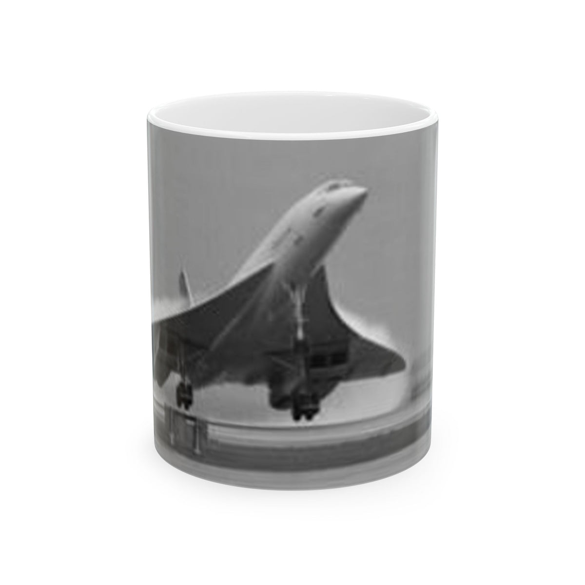 Concorde Takeoff Ceramic Mug — Vintage Supersonic Jet Coffee Cup (11oz/15oz)