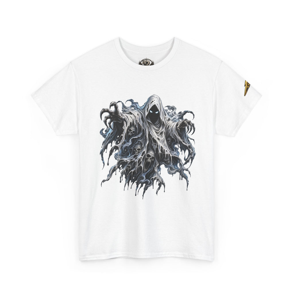 Ghostly Reaper Graphic Tee — Dark Grunge Horror T‑Shirt