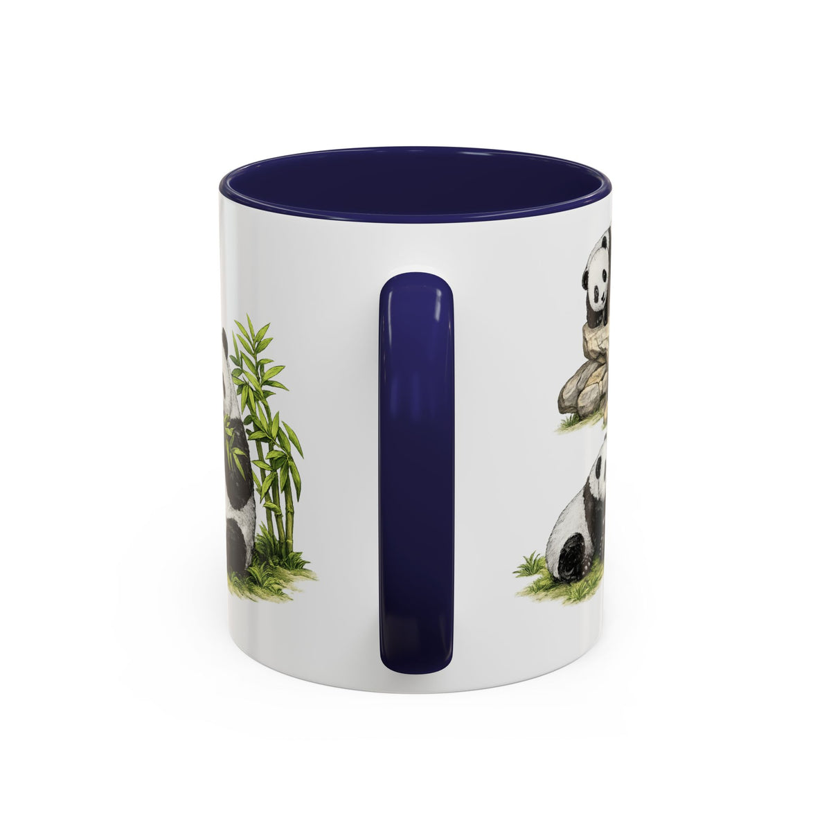 Sculpted Profile Accent Coffee Mug — Classical Bust Design (11/15 oz)