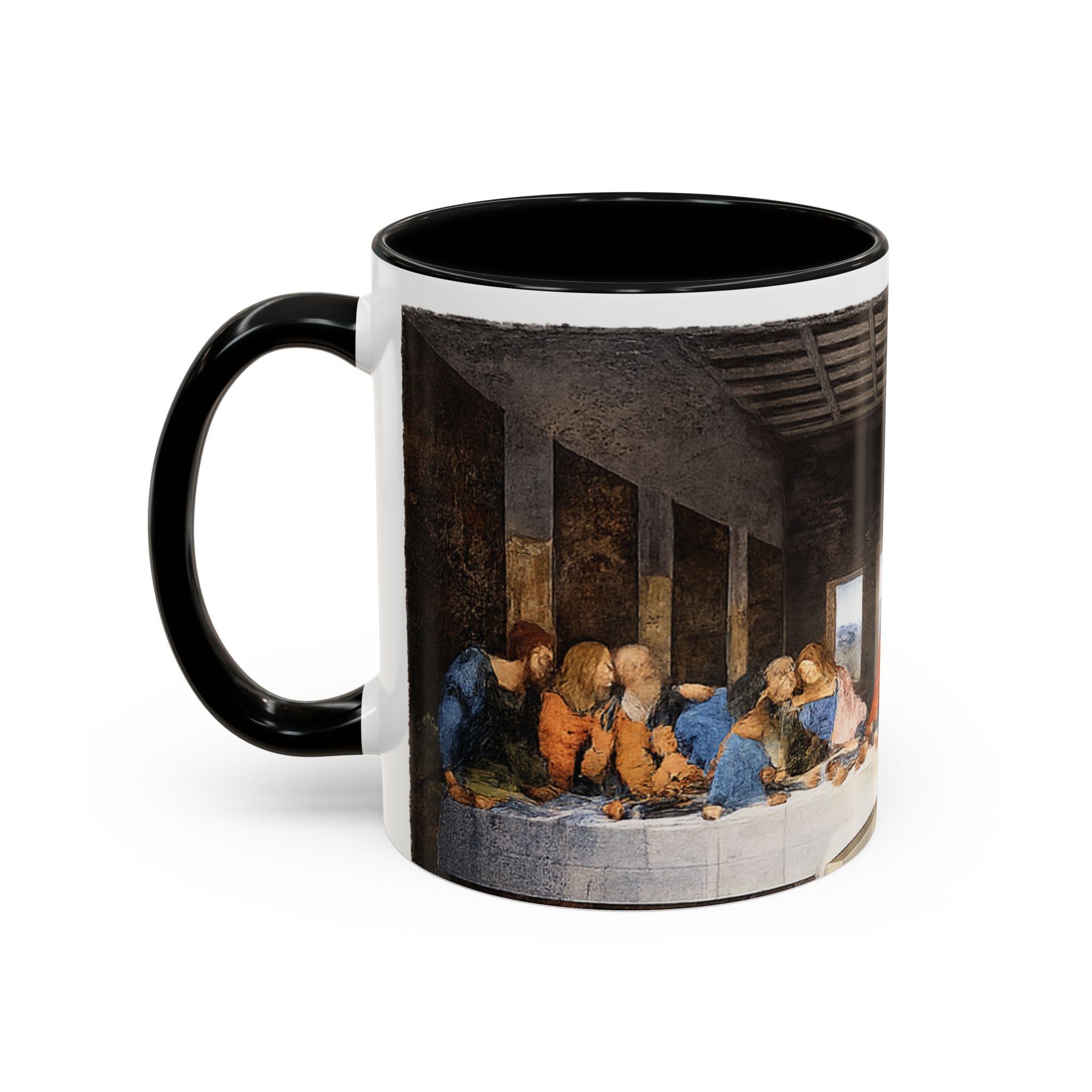 Last Supper Accent Coffee Mug — Religious Art Ceramic Coffee Cup (11/15oz)