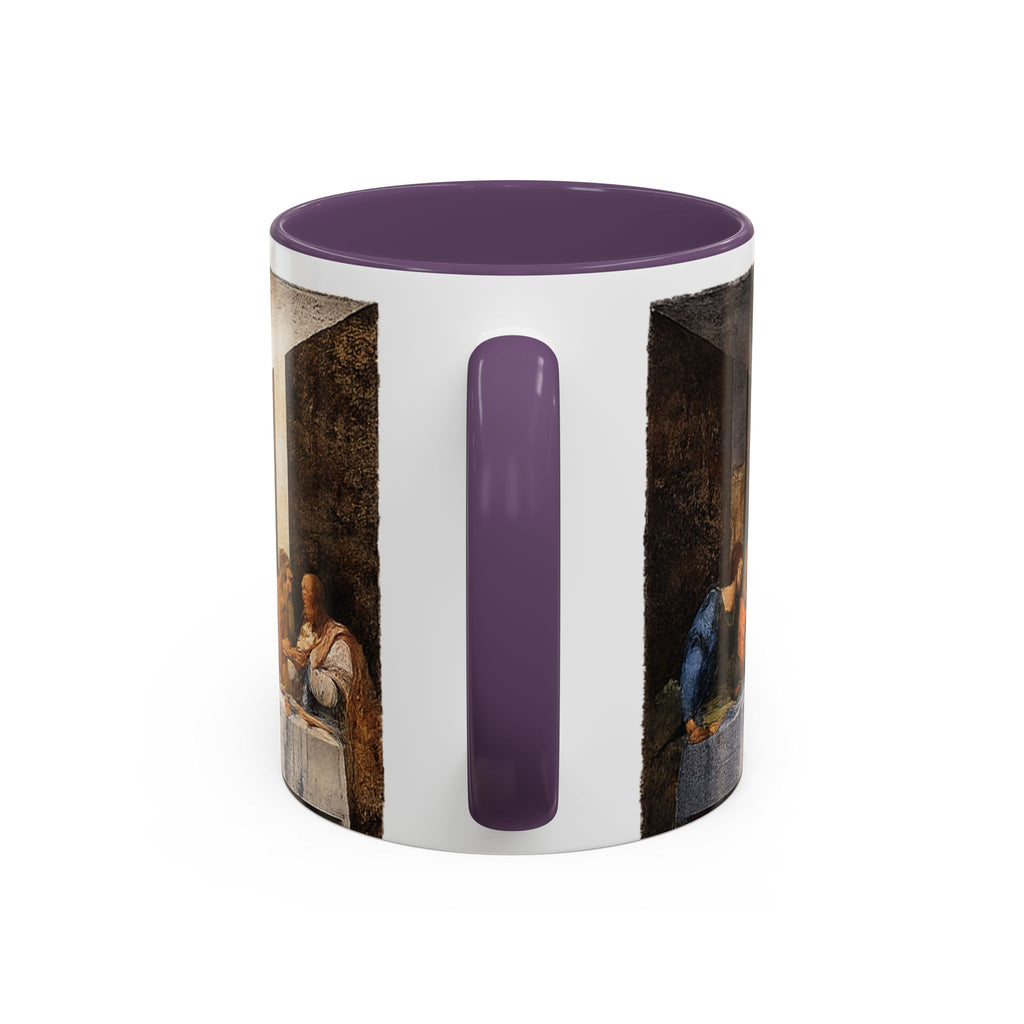 Last Supper Accent Coffee Mug — Religious Art Ceramic Coffee Cup (11/15oz)