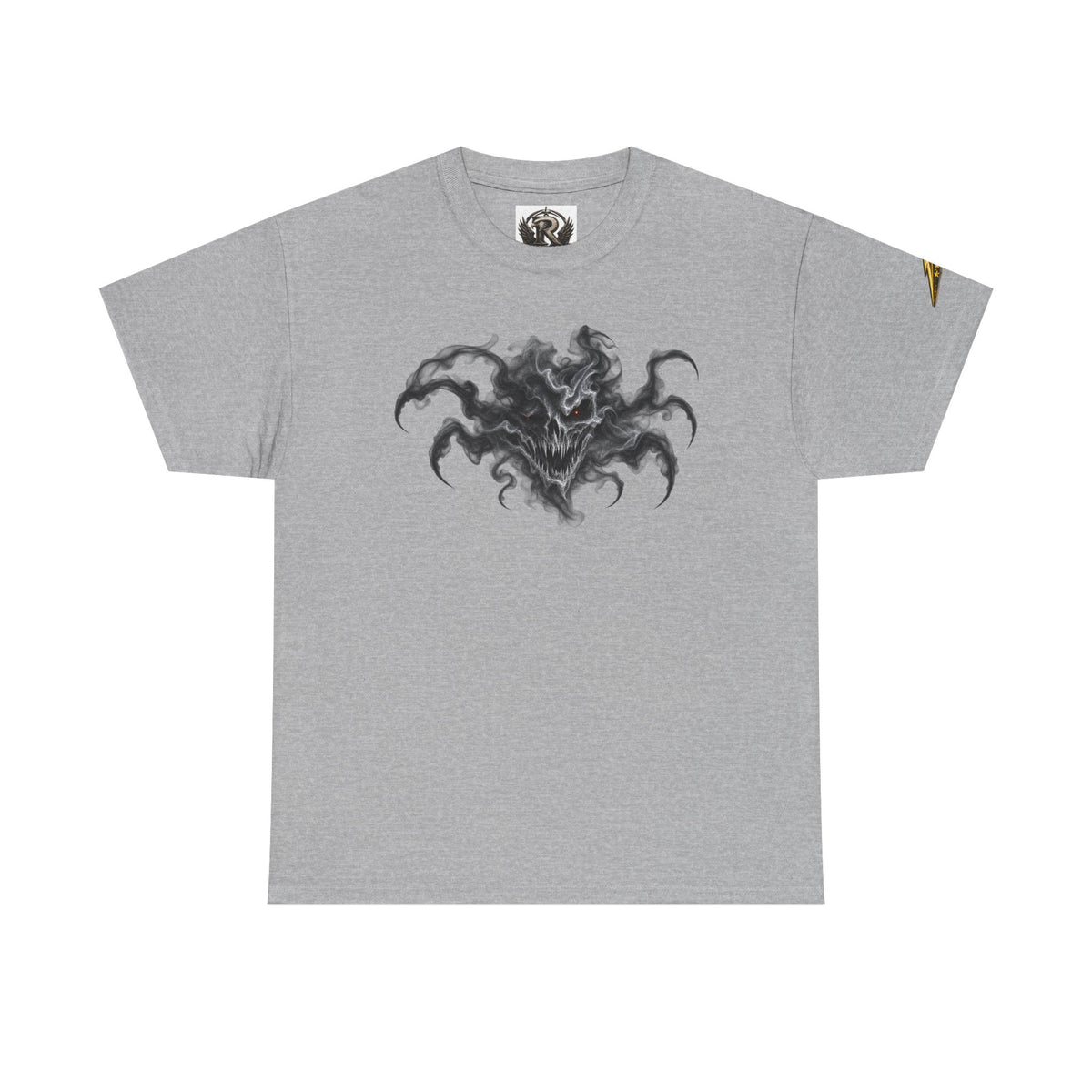 Horror Ink Creature T‑Shirt — Dark Octopus Chest Graphic Tee