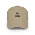 Skull Embroidered Low-Profile Baseball Cap —  Skull Hat