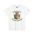 Cadillac Crest T‑Shirt — 'Standard of the World' Vintage Logo Tee