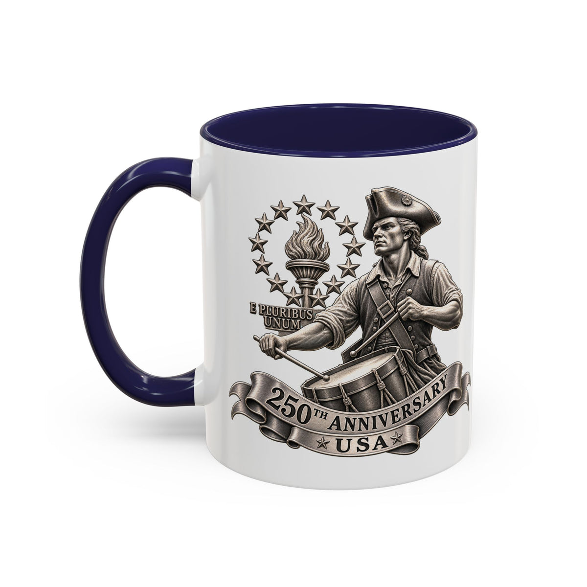 250th Anniversary USA Drum-Major Accent Coffee Mug