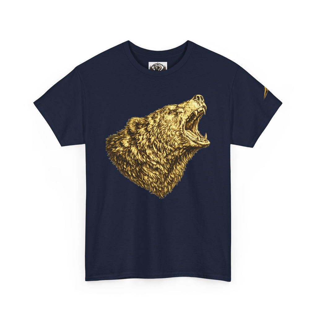 Roaring Bear Graphic Tee — Vintage Wilderness Animal T-Shirt